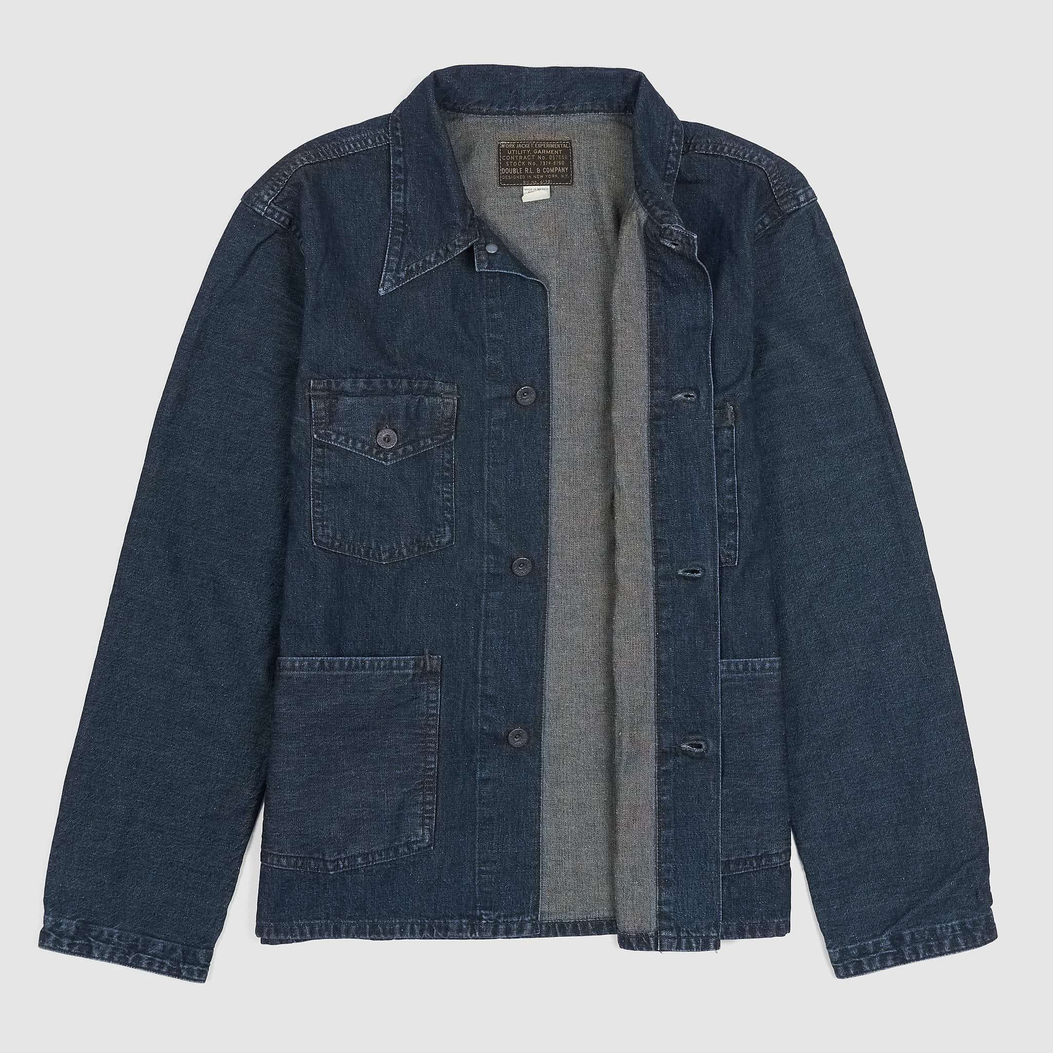 Double RL Denim Work Jacket - DeeCee style