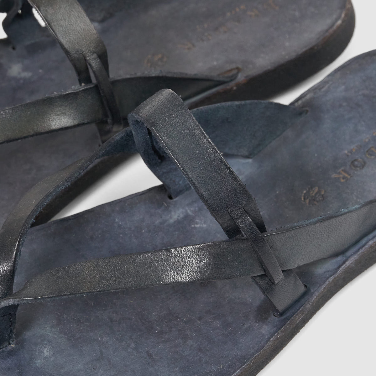 Brador Ladies Flip Flop Leather Sandals