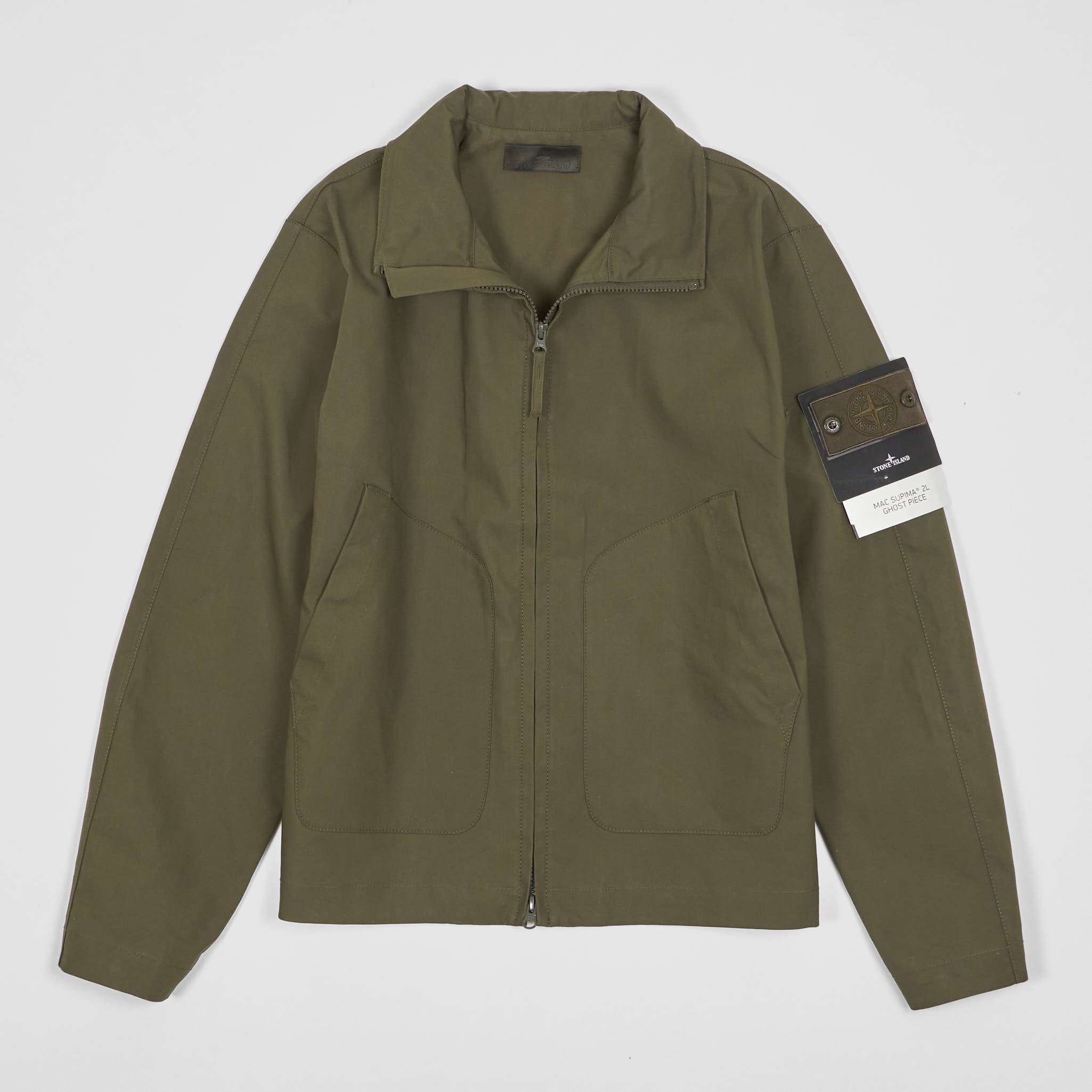 Stone island jumper olive online