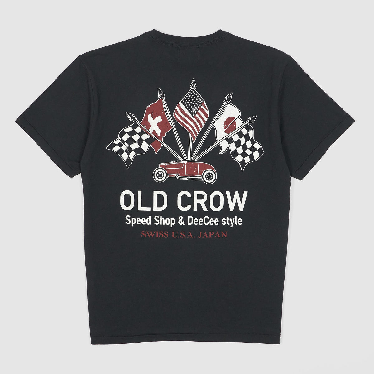 Old Crow Speed Shop by Glad Hand &amp; Co. × DeeCee Style Short Sleeve Crew Neck T-Shirt