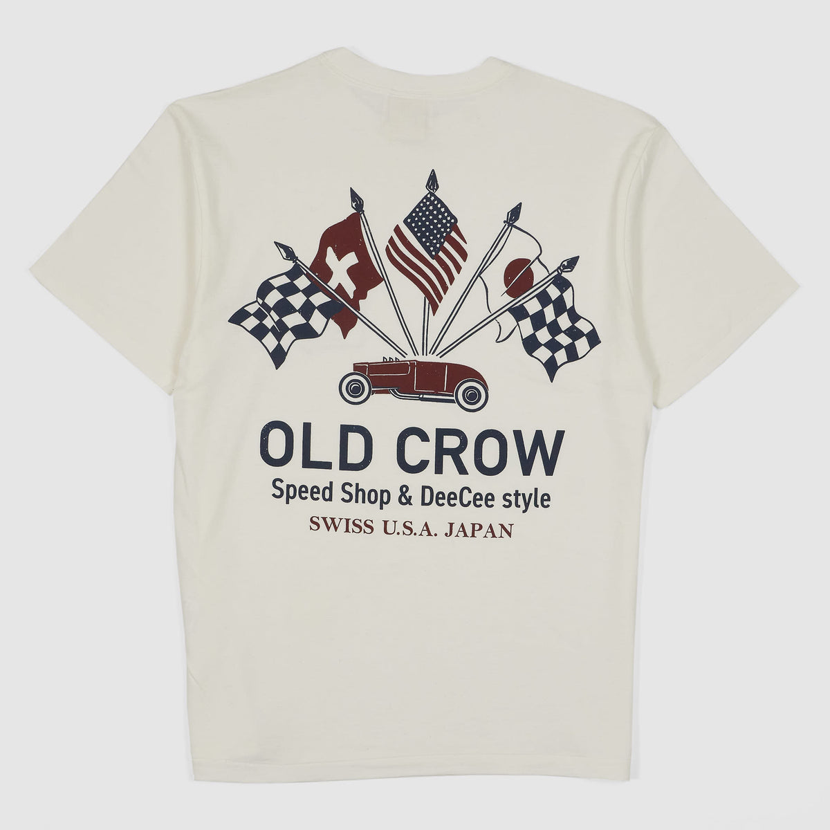 Old Crow Speed Shop by Glad Hand &amp; Co. × DeeCee Style Short Sleeve Crew Neck T-Shirt