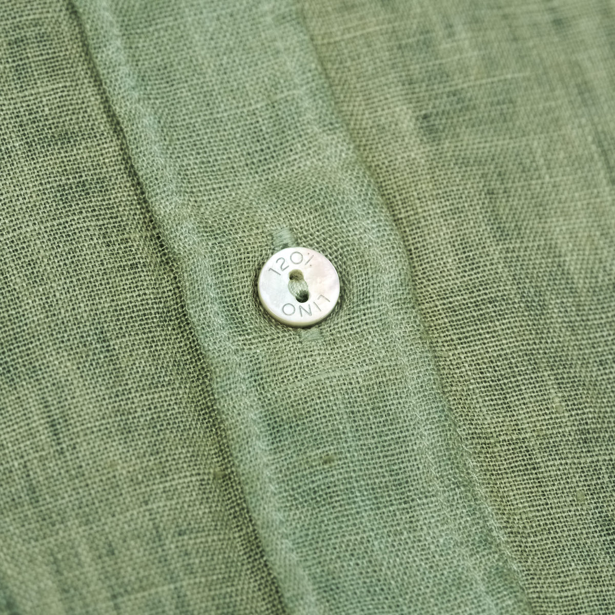 120% Lino Ladies Long Sleeve Classic Linen Shirt