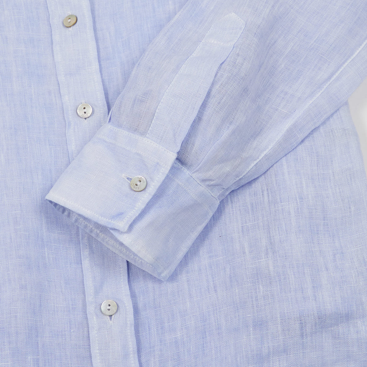 120% Lino Ladies Long Sleeve Classic Linen Shirt