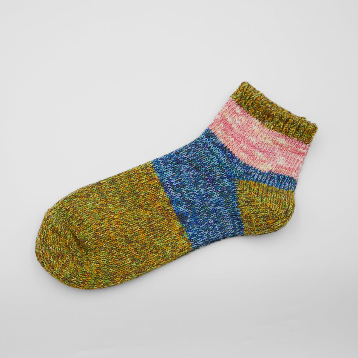 Kapital Short Van Gogh Multi Color Heather Socks