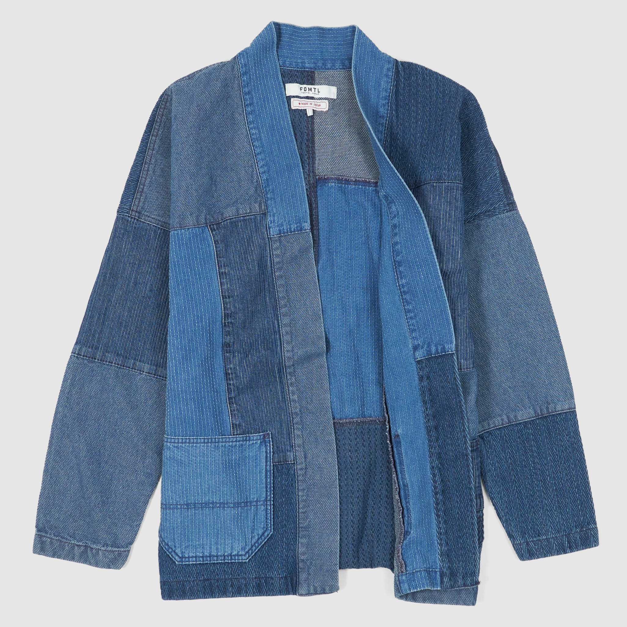 FDMTL, Patchwork Haori Rinse Kimono Jacket, Men