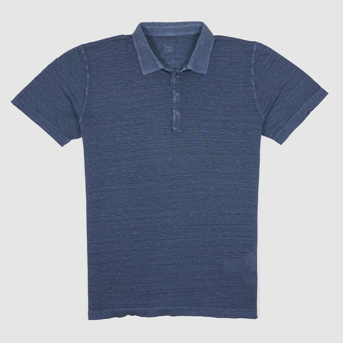 120% Lino Men Linen Polo Shirt