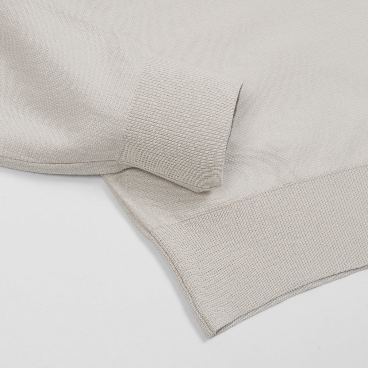 Stone Island Crew Neck Piqued Knit Sweater Pullover