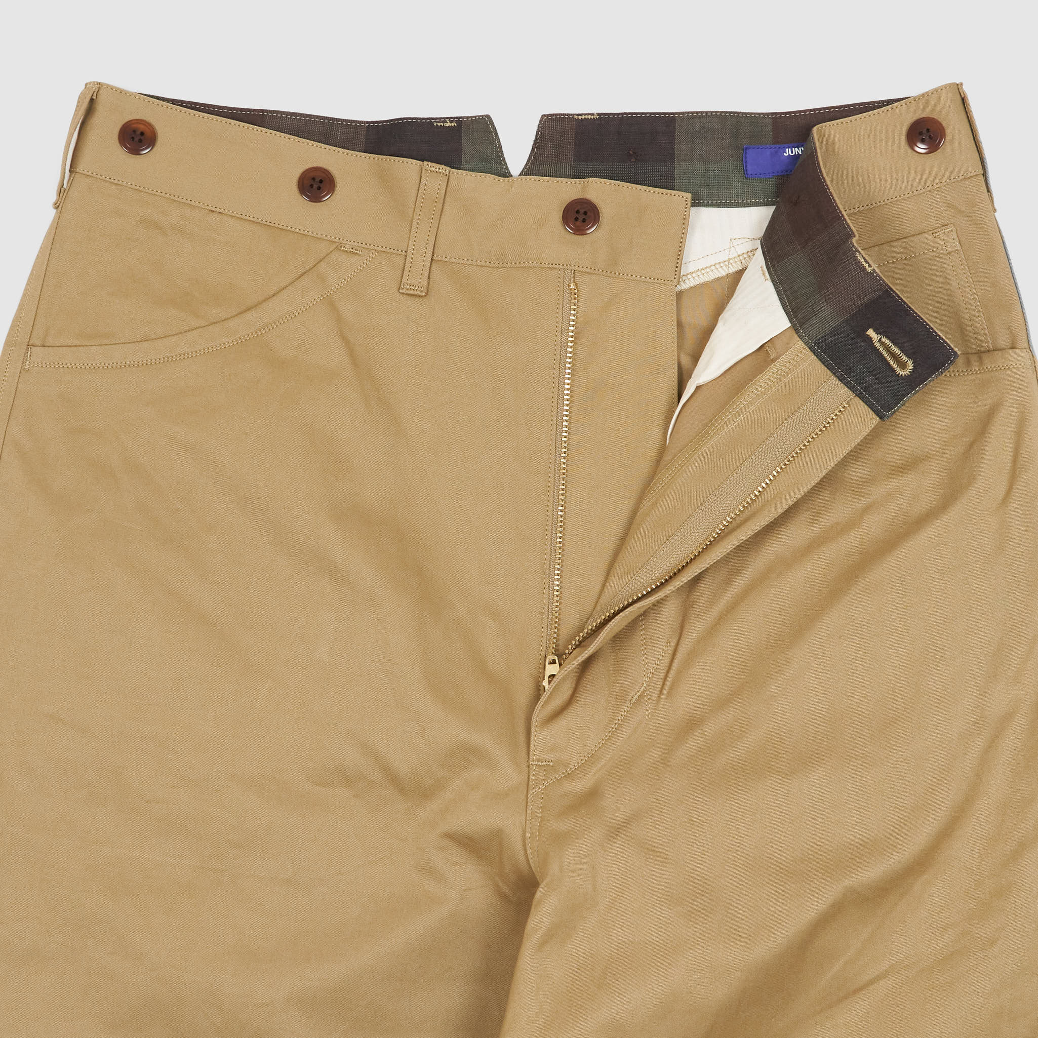 Junya Watanabe Man Cinch Back Loose Fitting Work Chino - DeeCee style