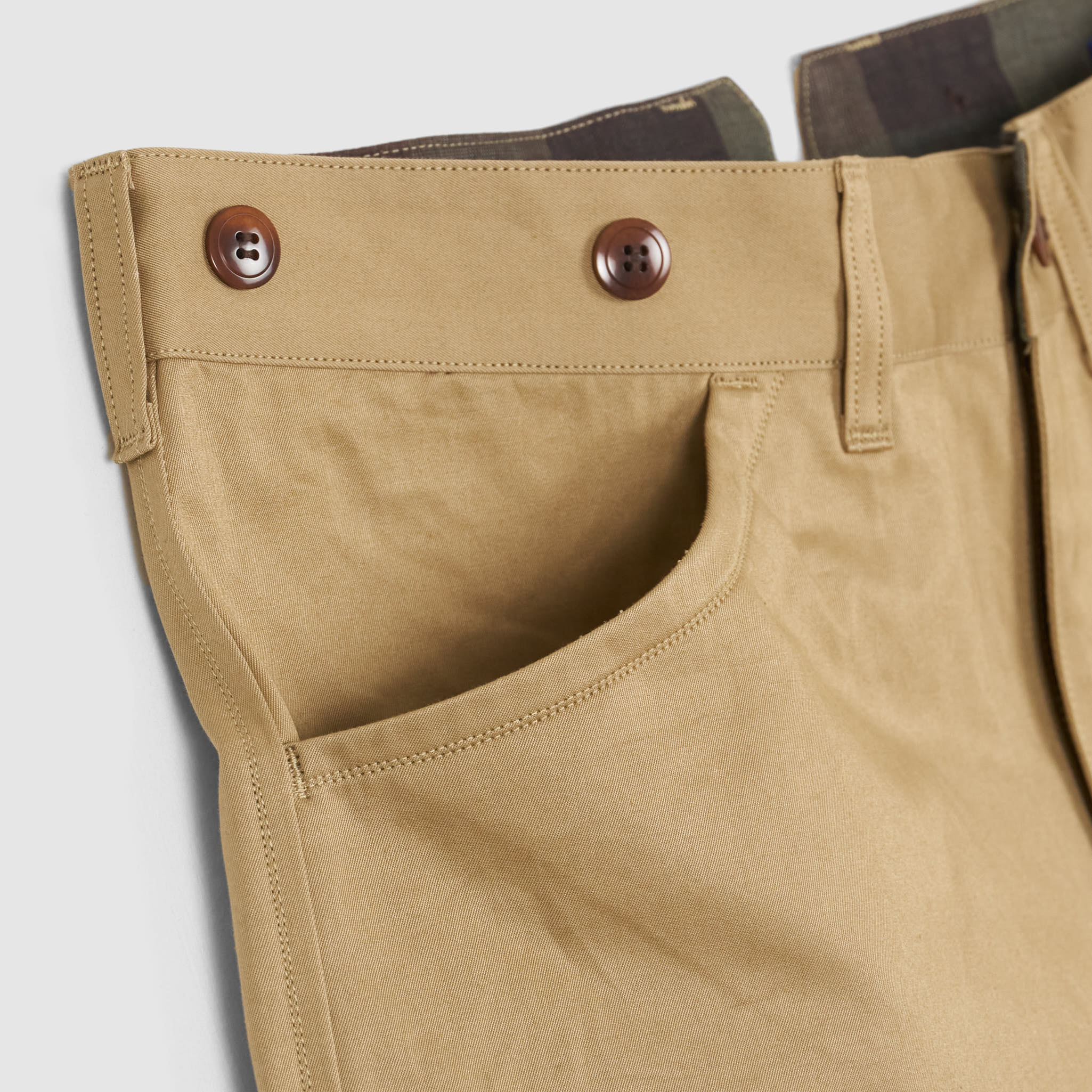 Junya Watanabe Man Cinch Back Loose Fitting Work Chino - DeeCee style