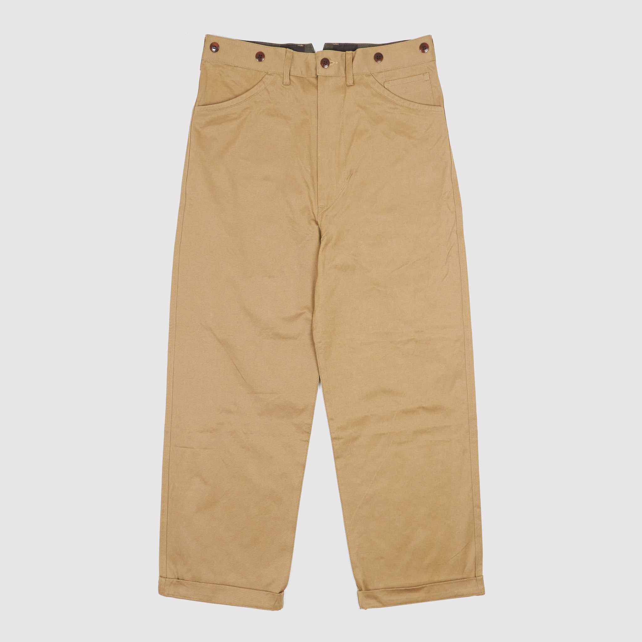 Junya Watanabe Man Cinch Back Loose Fitting Work Chino - DeeCee style