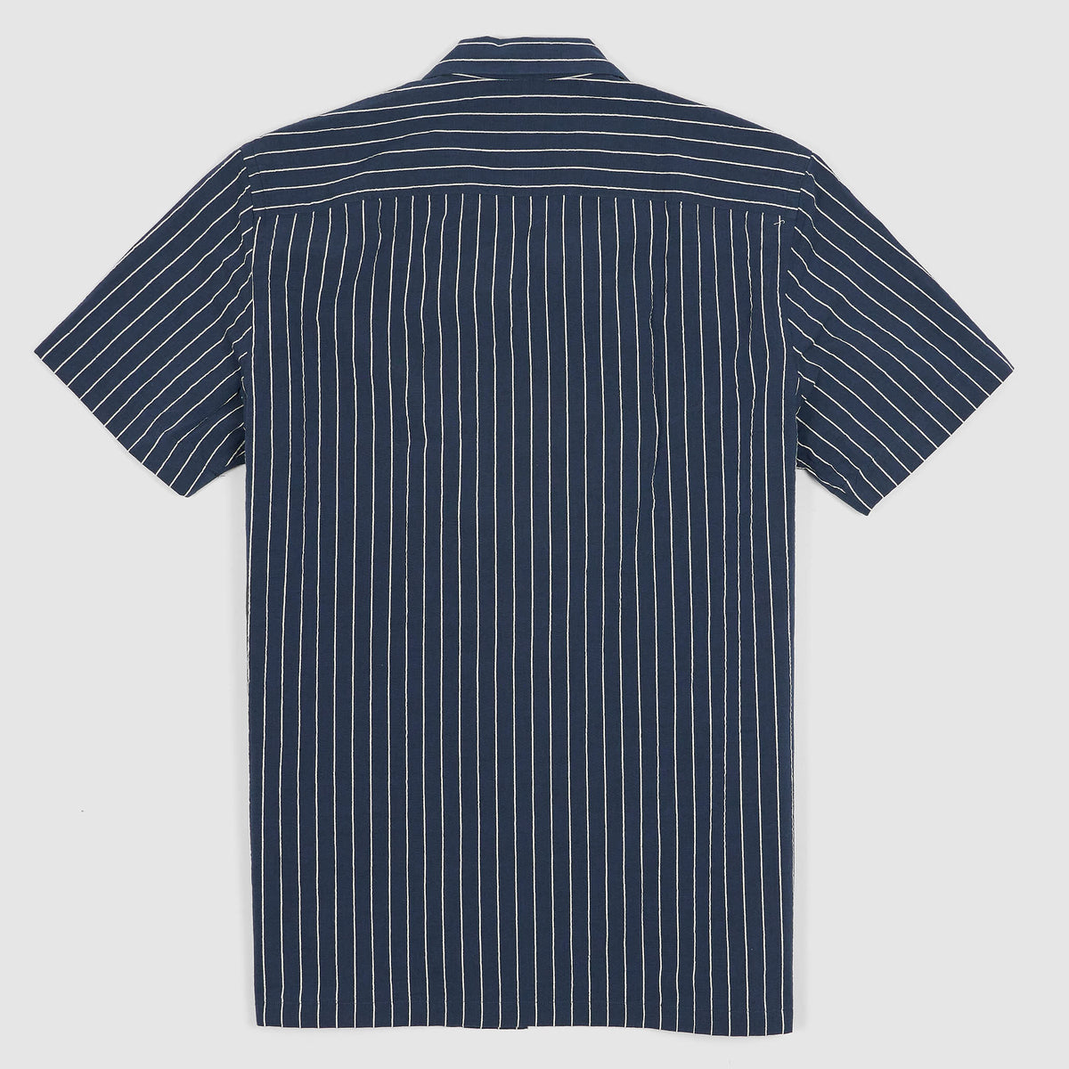 A.B.C.L. Camp Collar Striped Short Sleeve Shirt