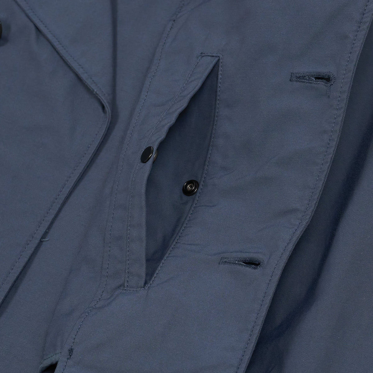 Stone Island Nylon Cotton Batavia Short Trench Coat