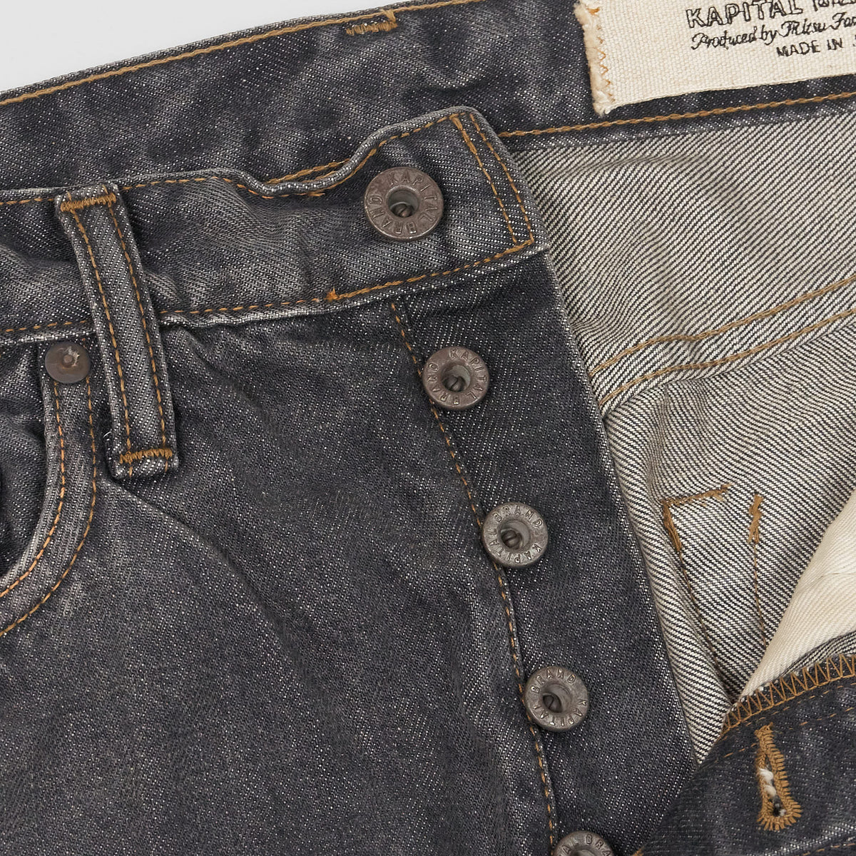 Kapital 5-Pocket 14oz. Monkey Cisco Studs Jeans