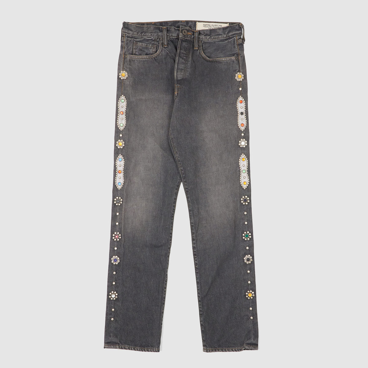 Kapital 5-Pocket 14oz. Monkey Cisco Studs Jeans