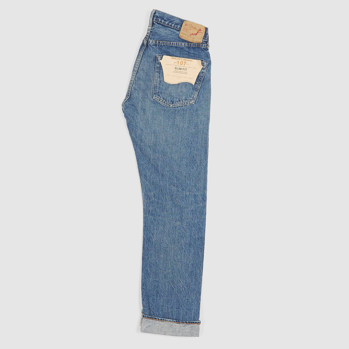 OrSlow 107 Denim Pocket Slim Fit Selvage Jeans - Main Image