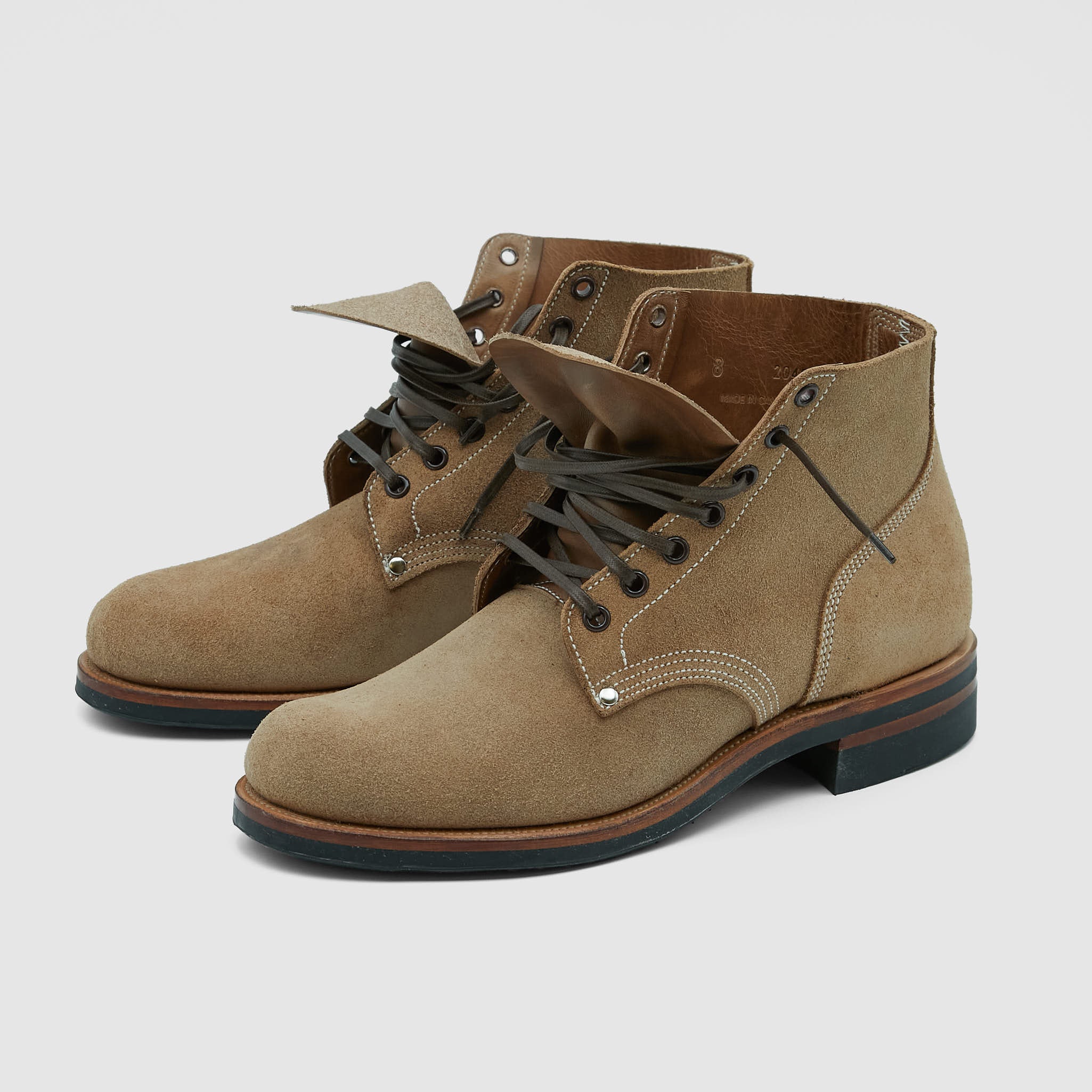Viberg Boondocker Marine Field Roughout Suede Boot DeeCee style
