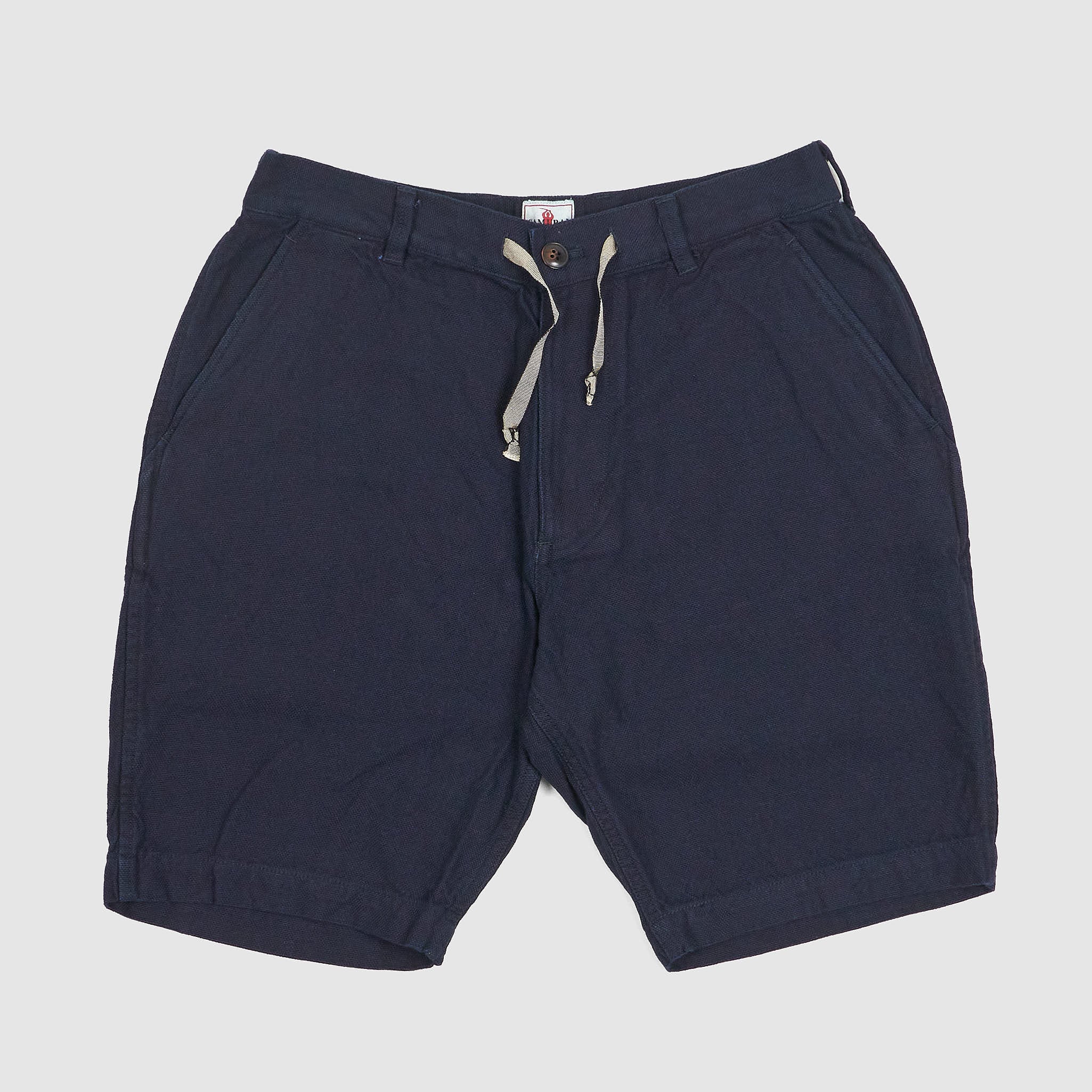 Samurai Jeans Sashiko Indigo Dyed Bermuda Shorts - DeeCee style