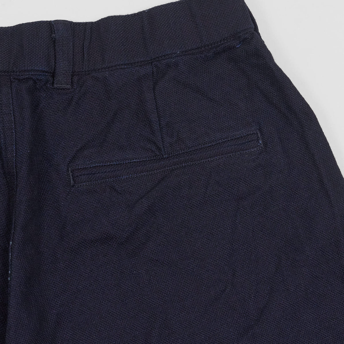 Samurai Jeans Sashiko Indigo Dyed Bermuda Shorts