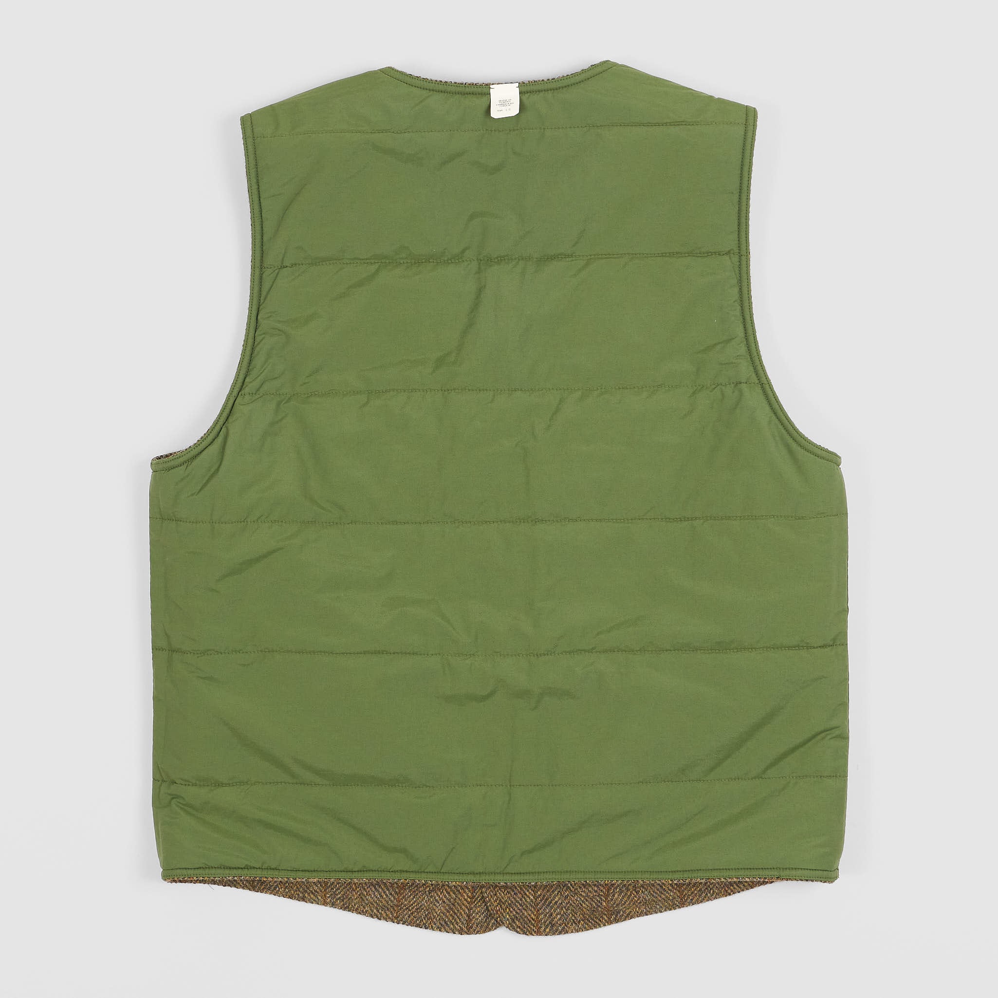 Double RL Huntshaw Reversible Harris Tweed Vest - DeeCee style