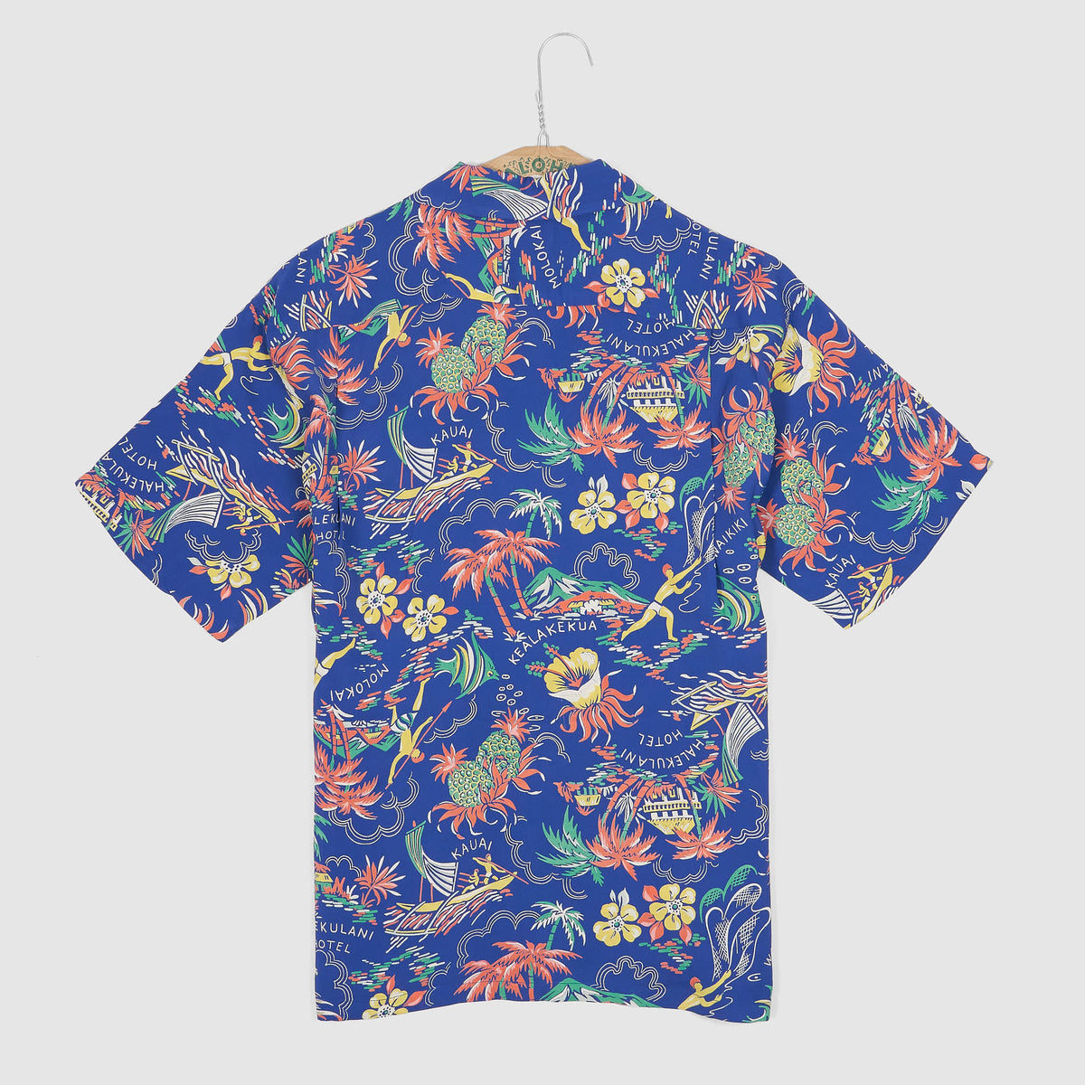 Sun Surf Rayon «Halekulani Hotel» Hawaiian Shirt