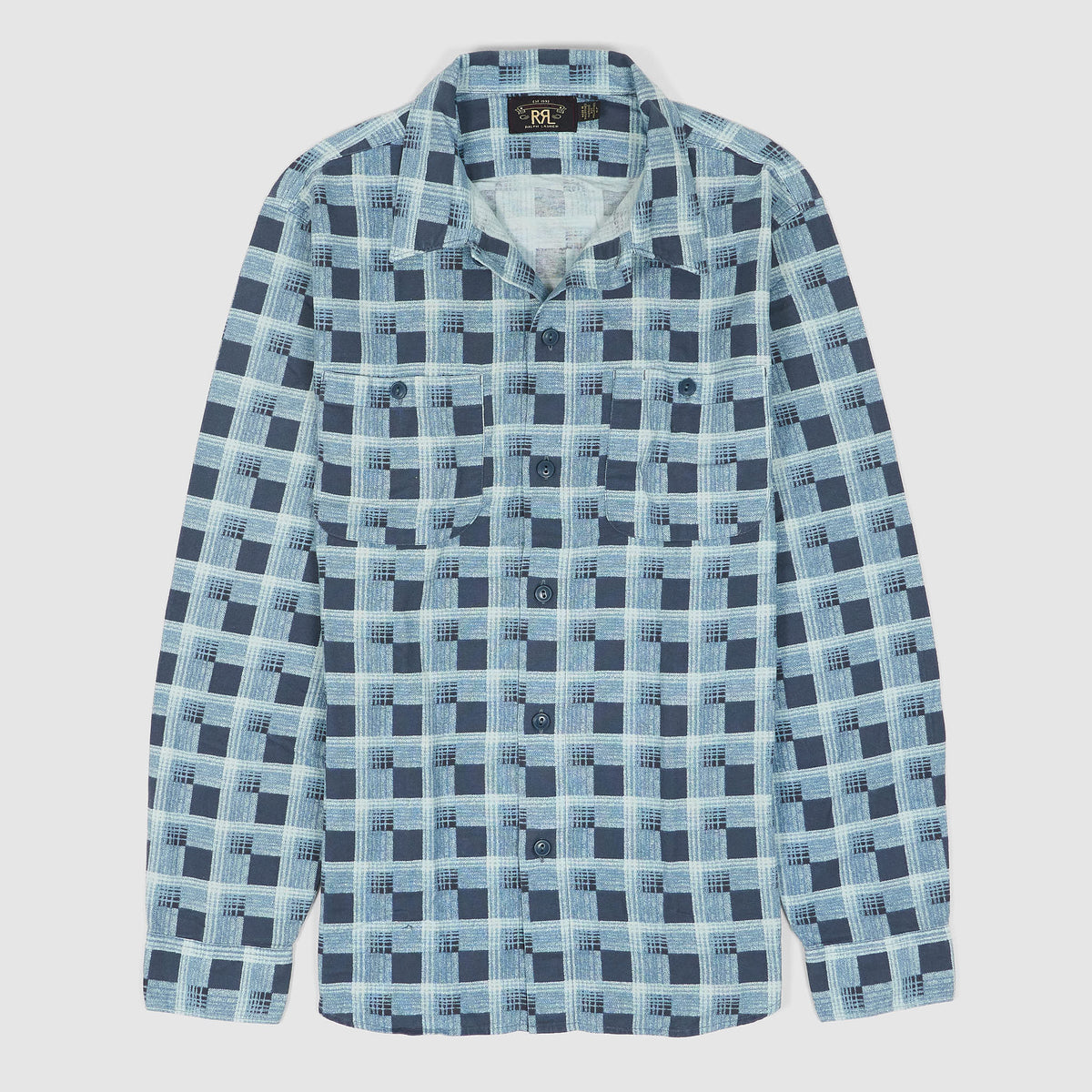 Double RL Plaid-Print Flannel Work Shirt