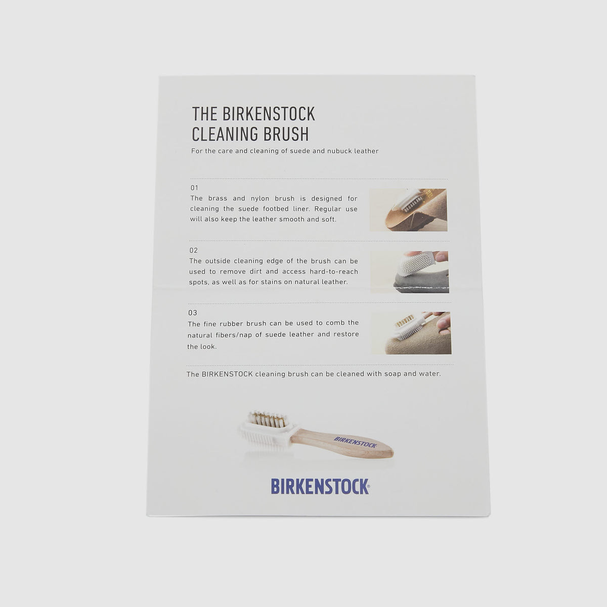 Birkenstock All Suede and Nubuck Leather Cleaning Brush