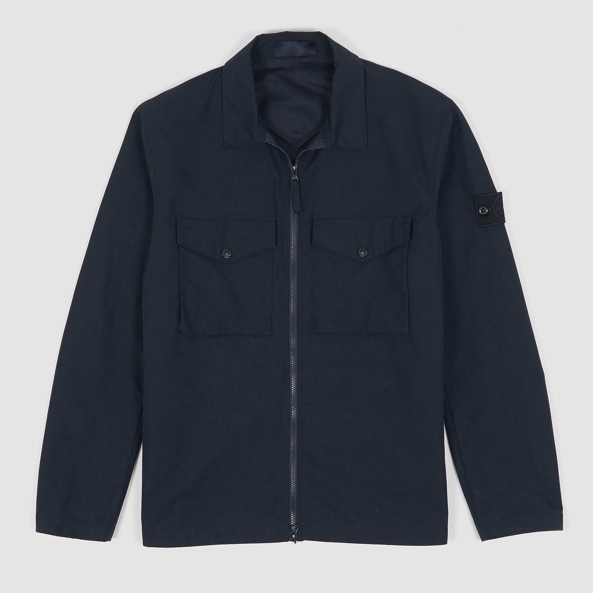 Ghost Overshirt Pieces Overshirt Jacket Stone Island Black Ghost