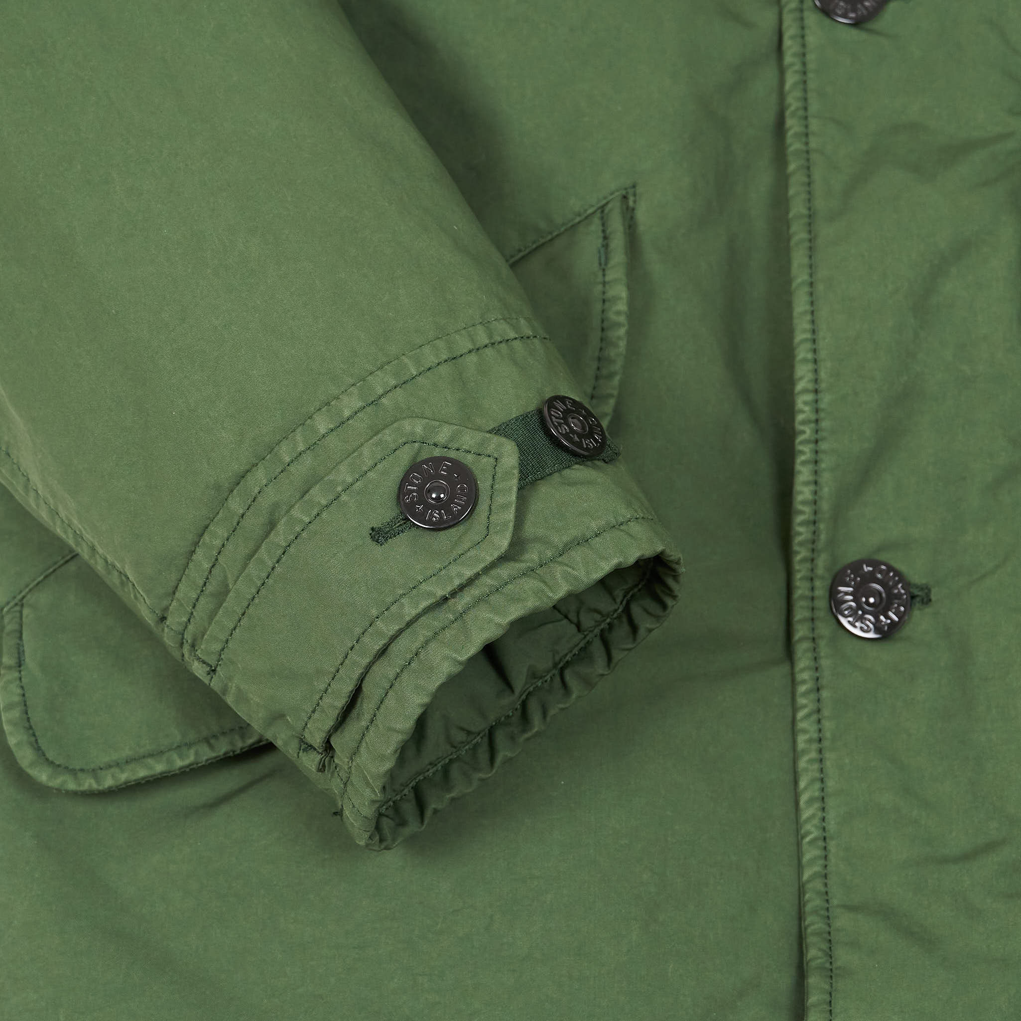 Stone island store parka mens
