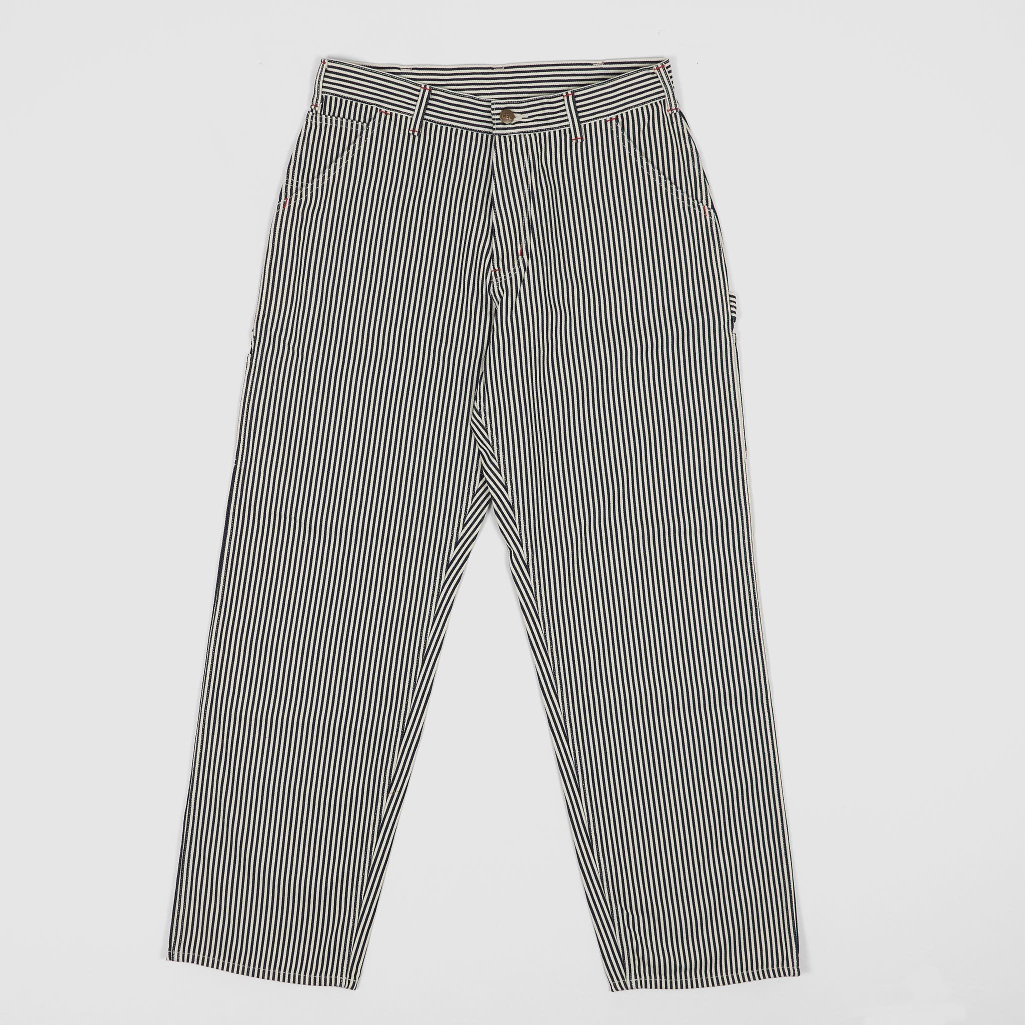 Men's hickory stripe jeans sales