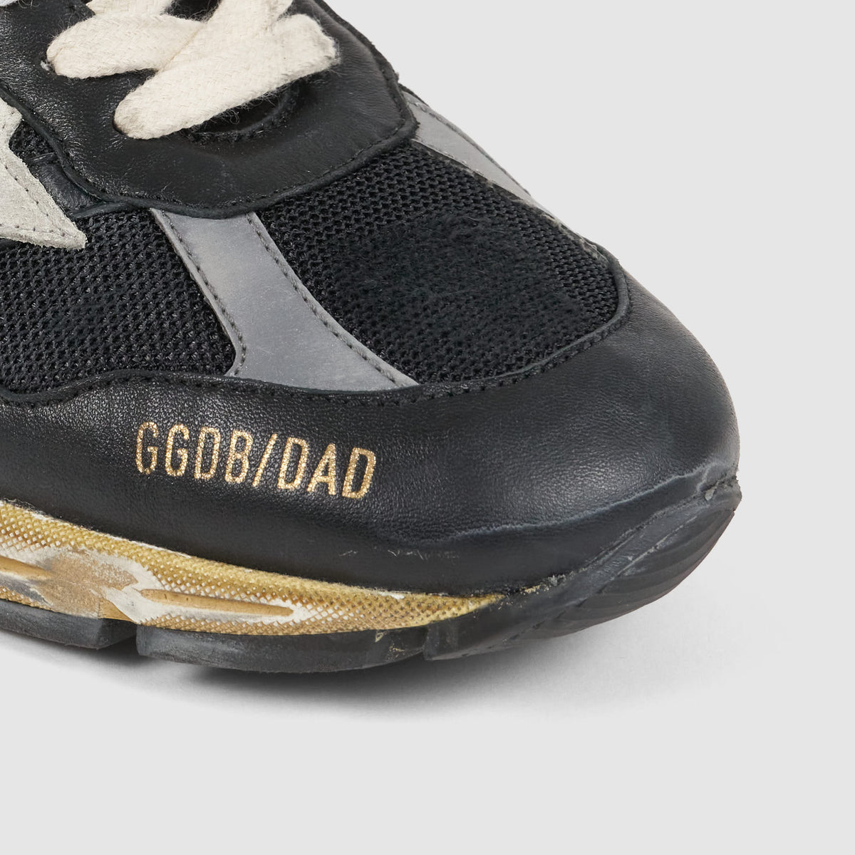 Golden Goose Black Silver Ice Dad-Star Sneakers