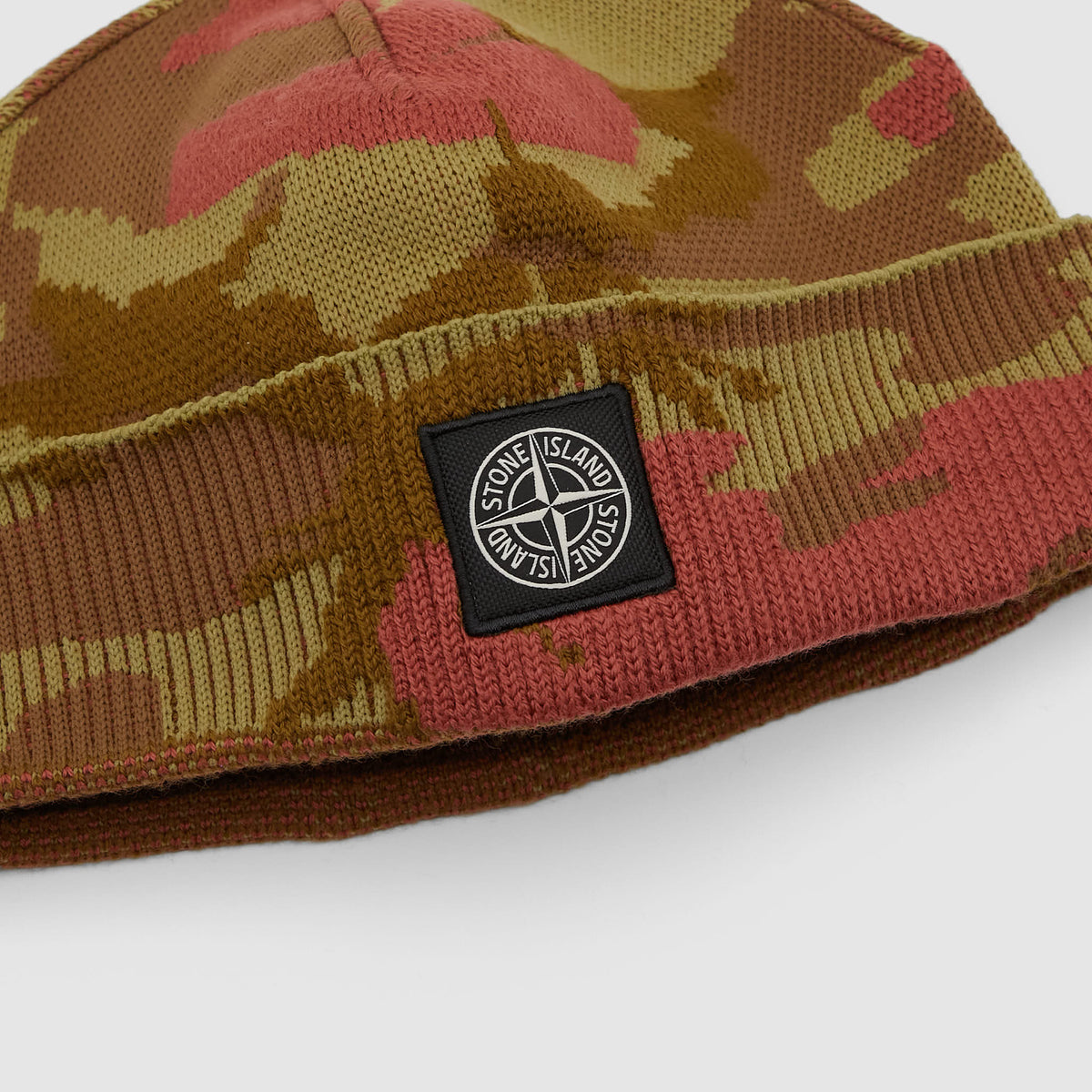 Stone Island Jacquard Knitted Camouflage Beanie