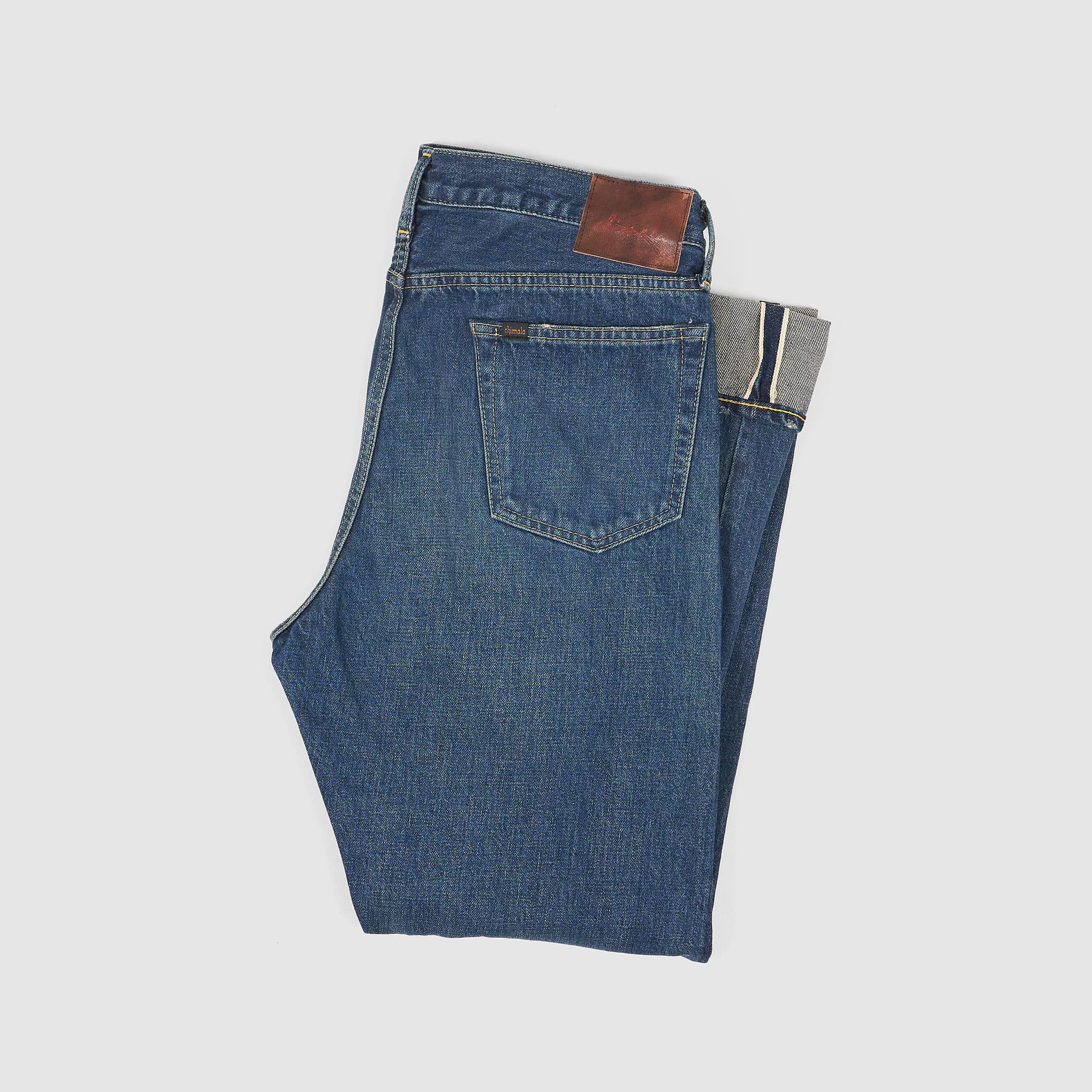 Chimala 5-Pocket Selvedge Straight Leg Unisex Jeans - DeeCee style
