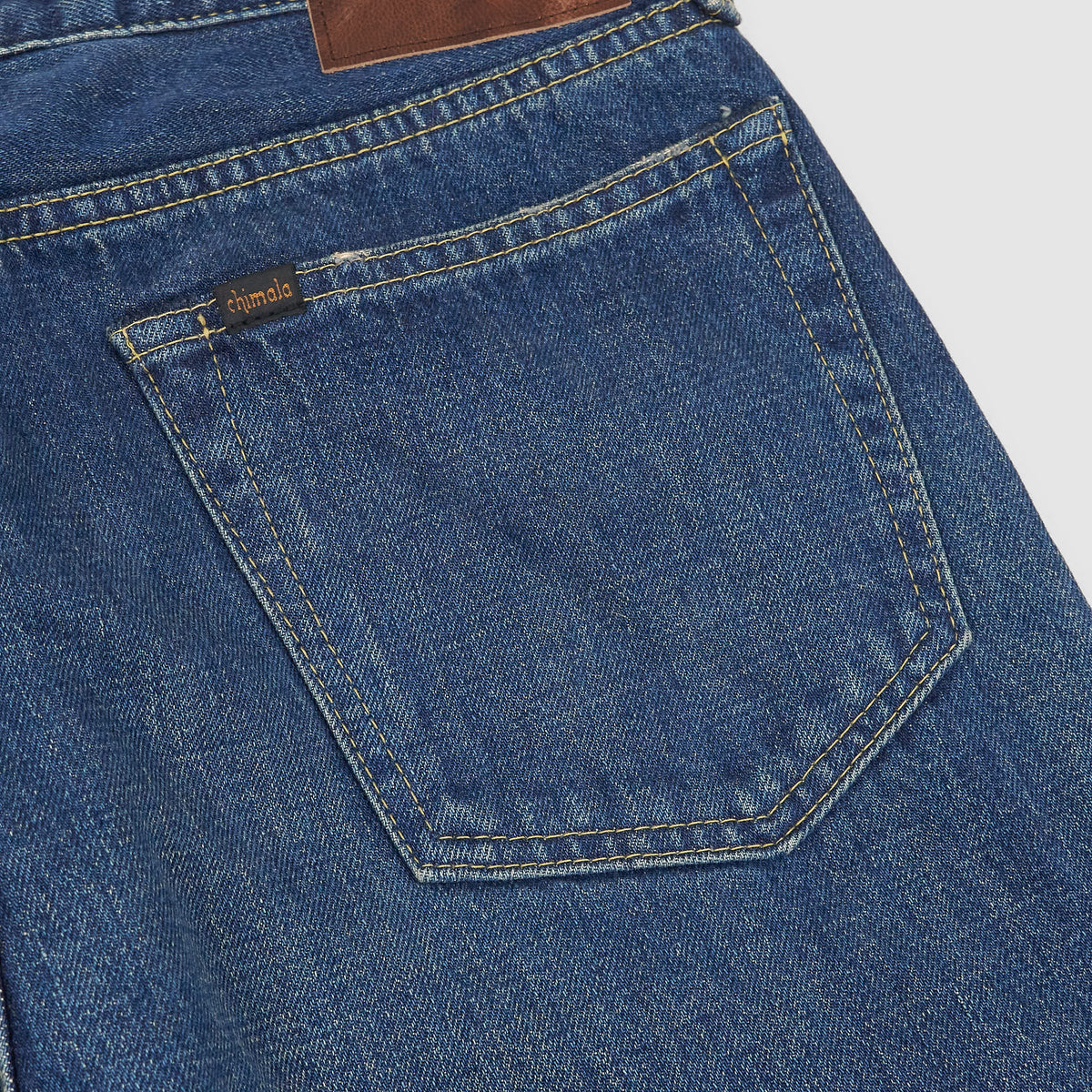Chimala 5-Pocket Selvedge Straight Leg Unisex Jeans