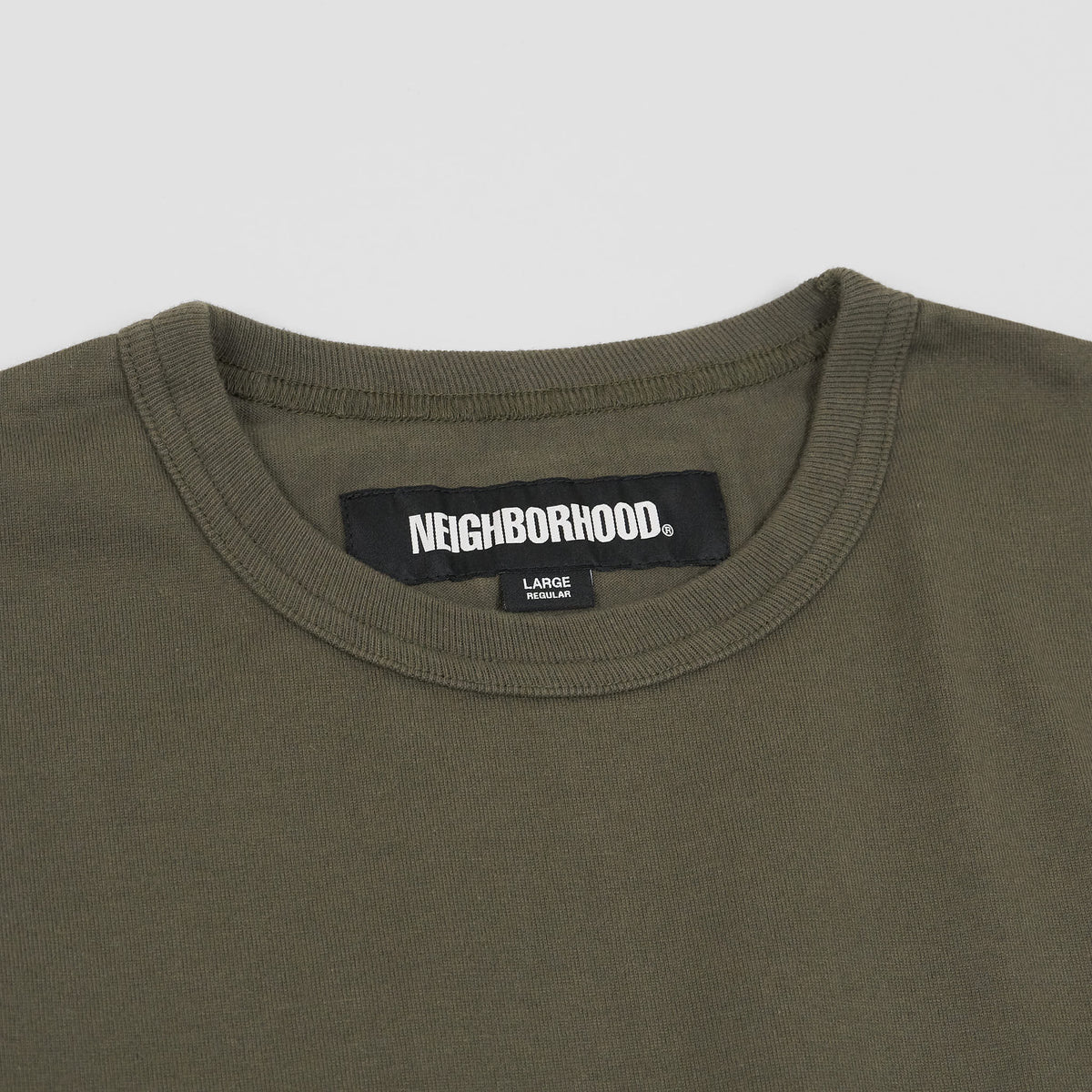 Neighborhood Short Sleeve Heavyweight One Pocket Crew Neck T-Shirt