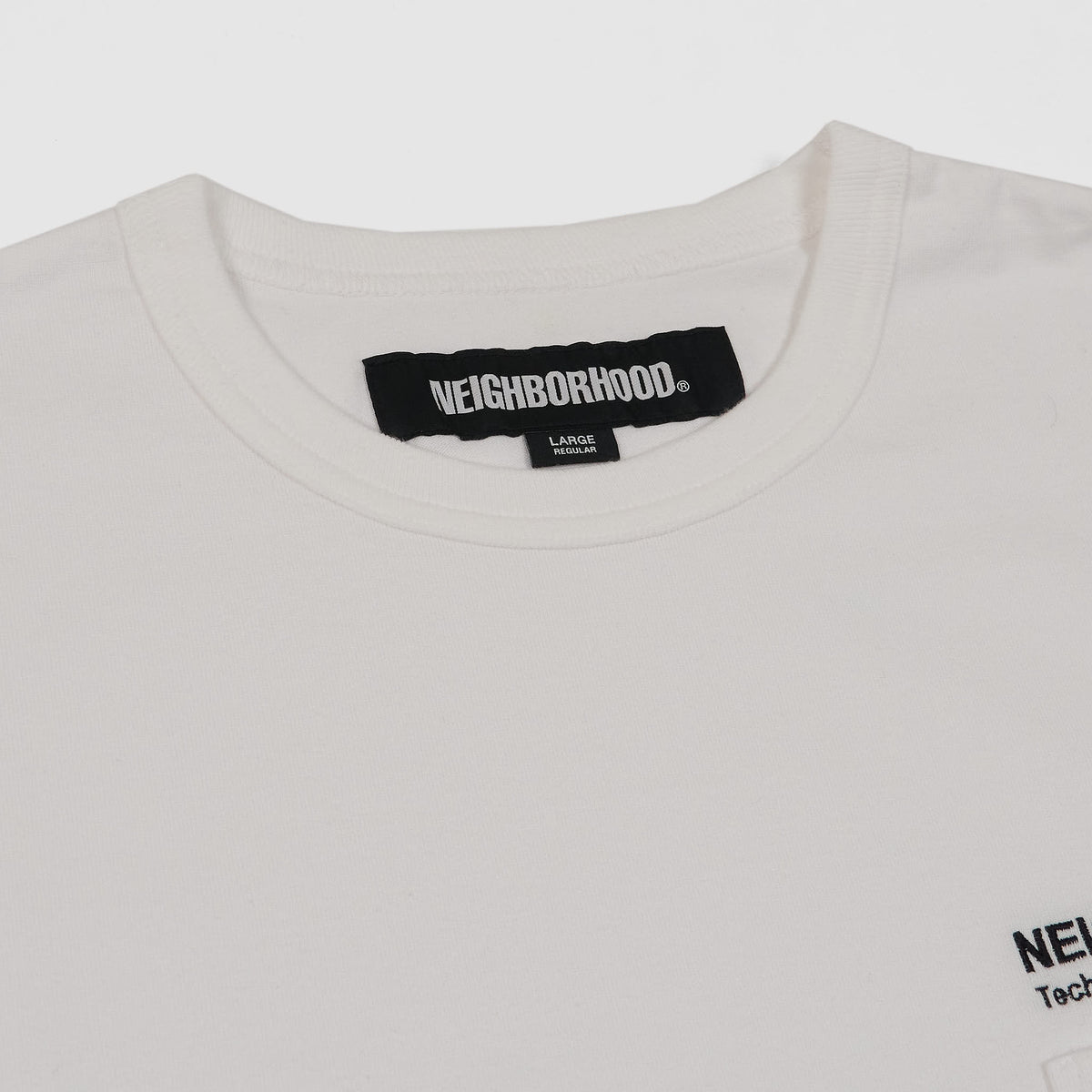 Neighborhood Short Sleeve Heavyweight One Pocket Crew Neck T-Shirt