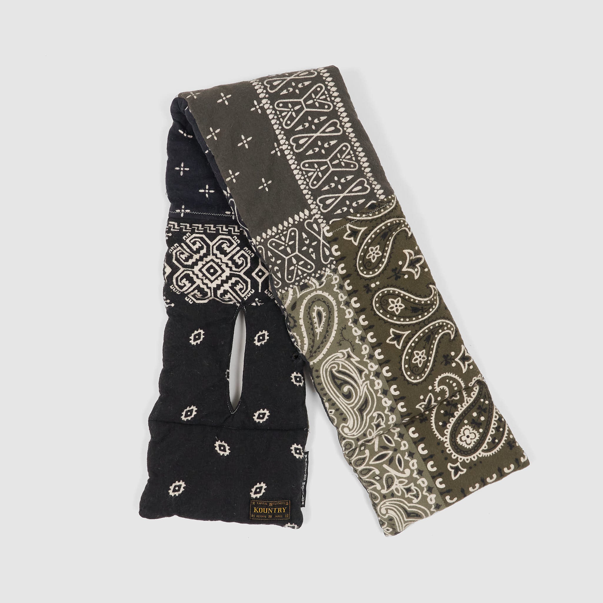 Kapital Flannel Reversible Bandana Scarf - DeeCee style