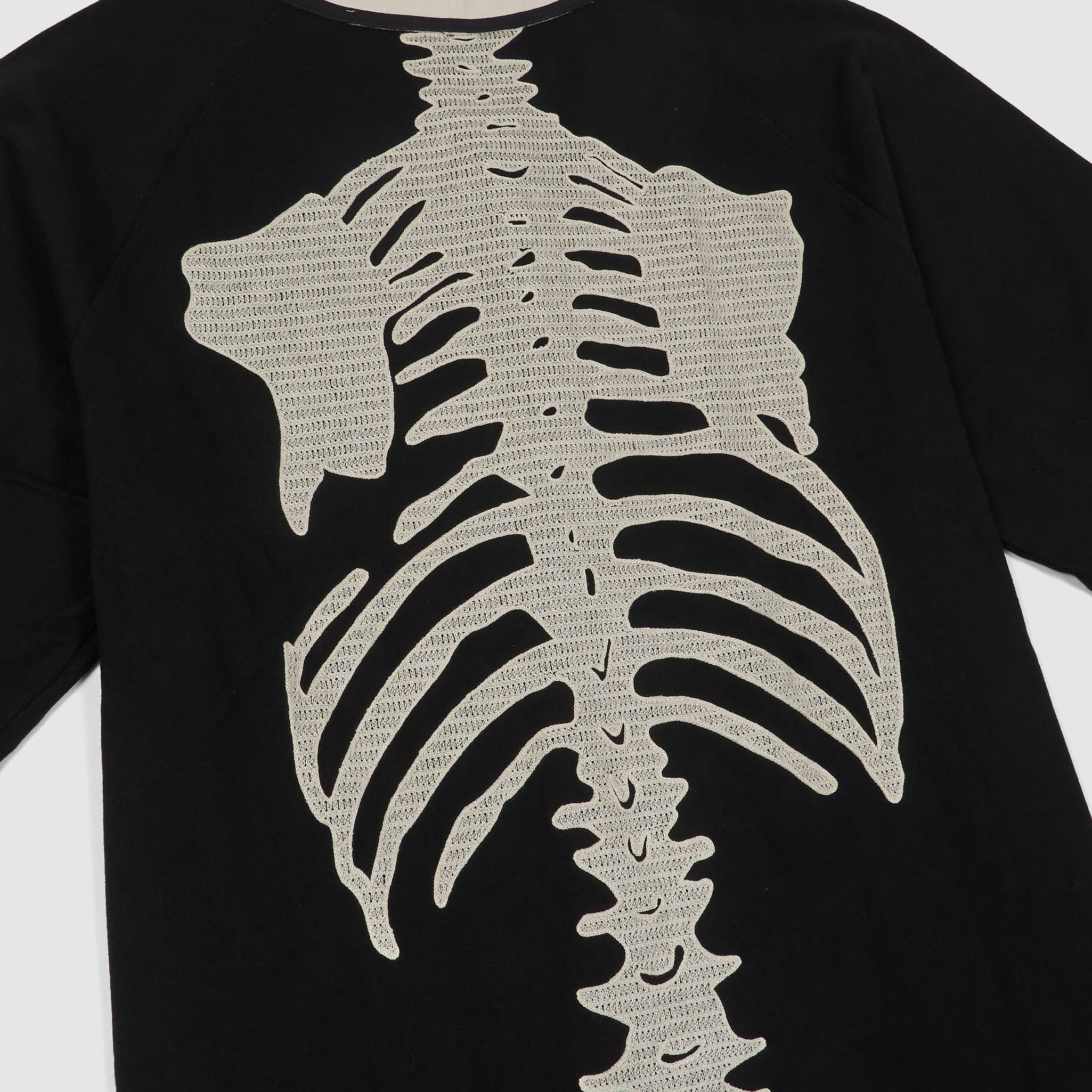 Kapital Kountry Dense Jersey Bone Baseball Shirt - DeeCee style