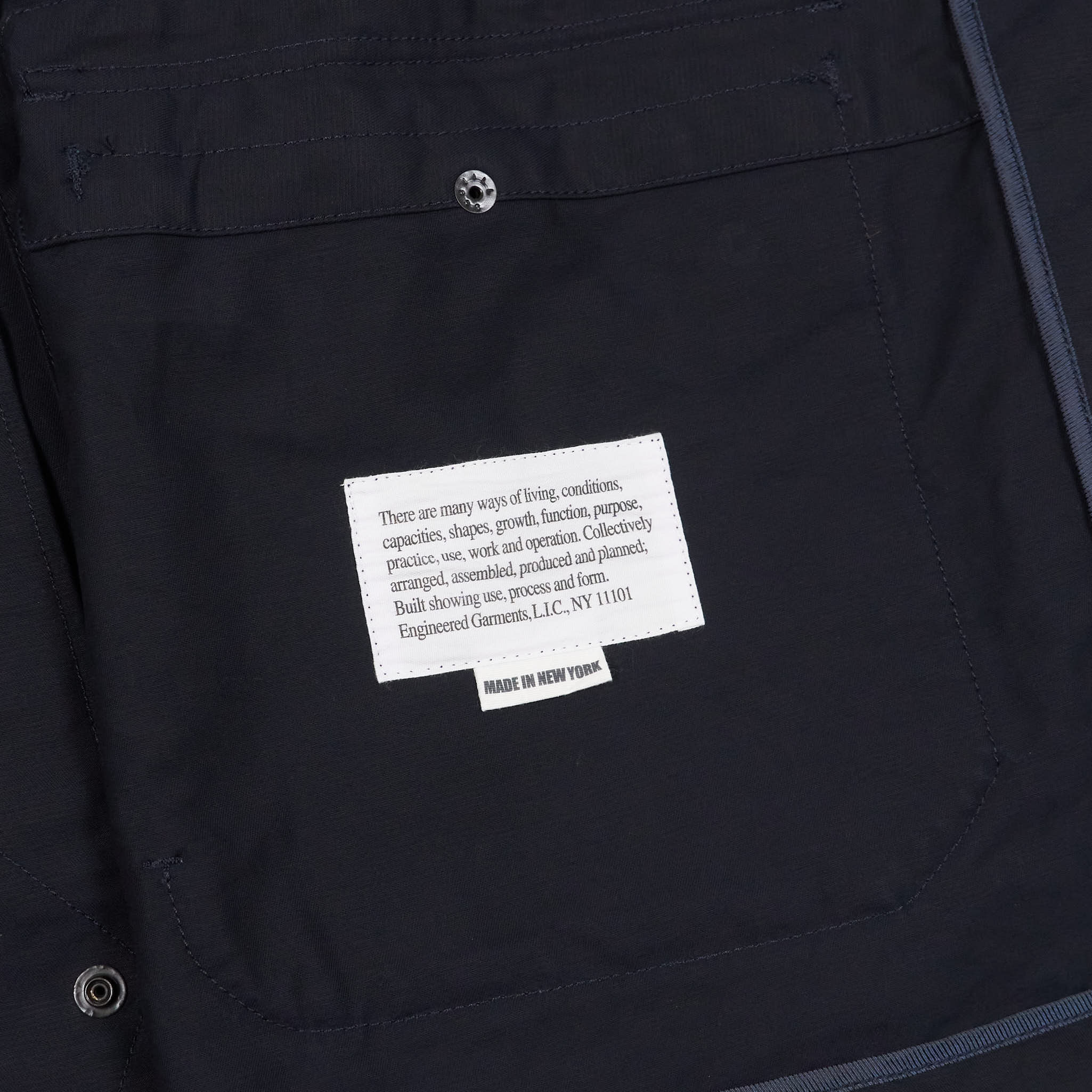 Engineered Garment New York Fireman Duffle Coat - DeeCee style