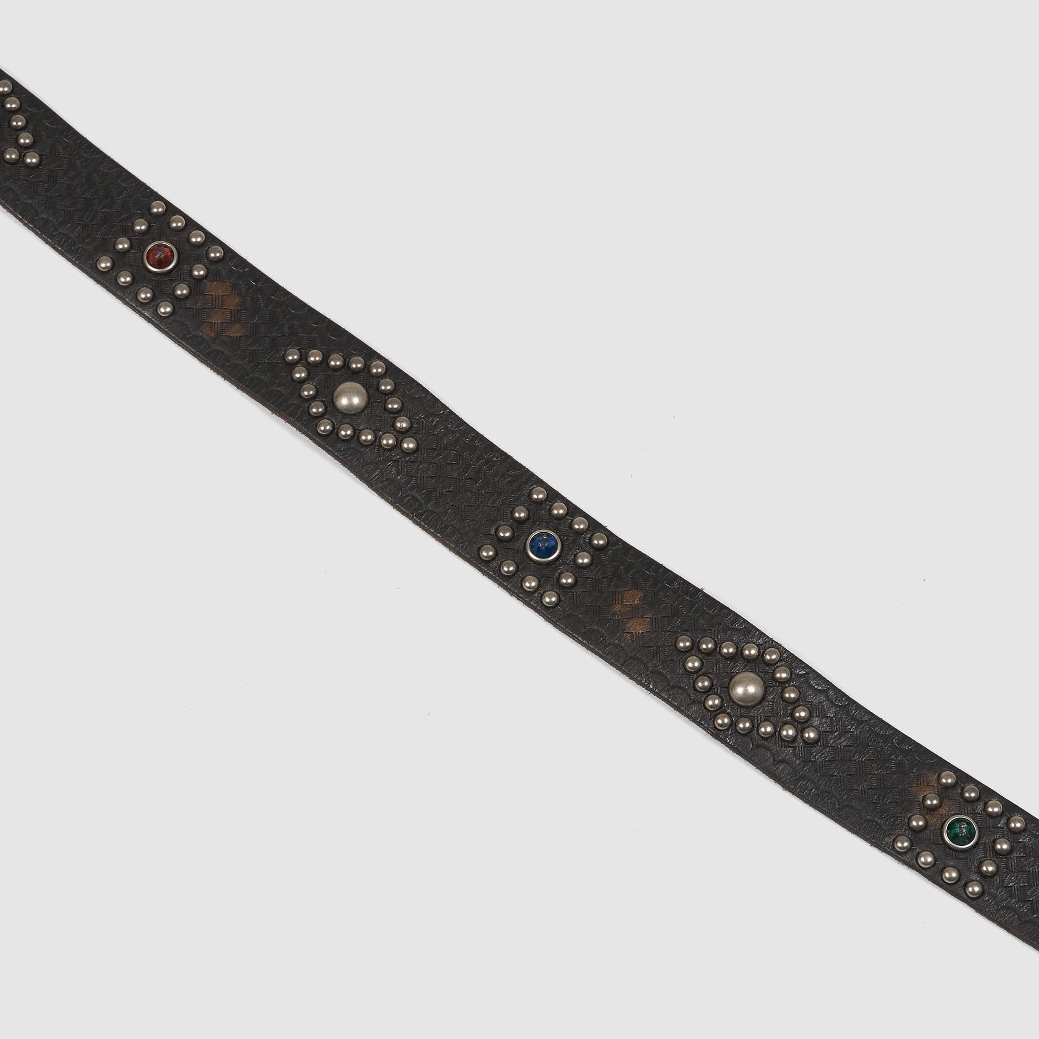 Double RL Studded Leather Belt - DeeCee style