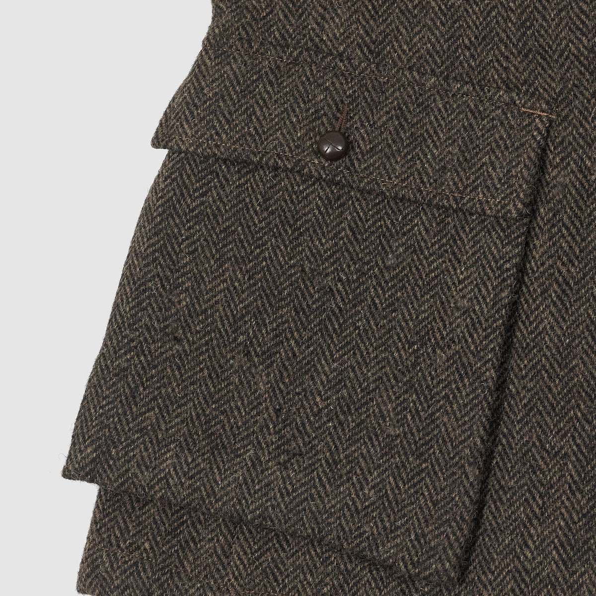 Double RL Harris Tweed Herringbone Sports Blazer