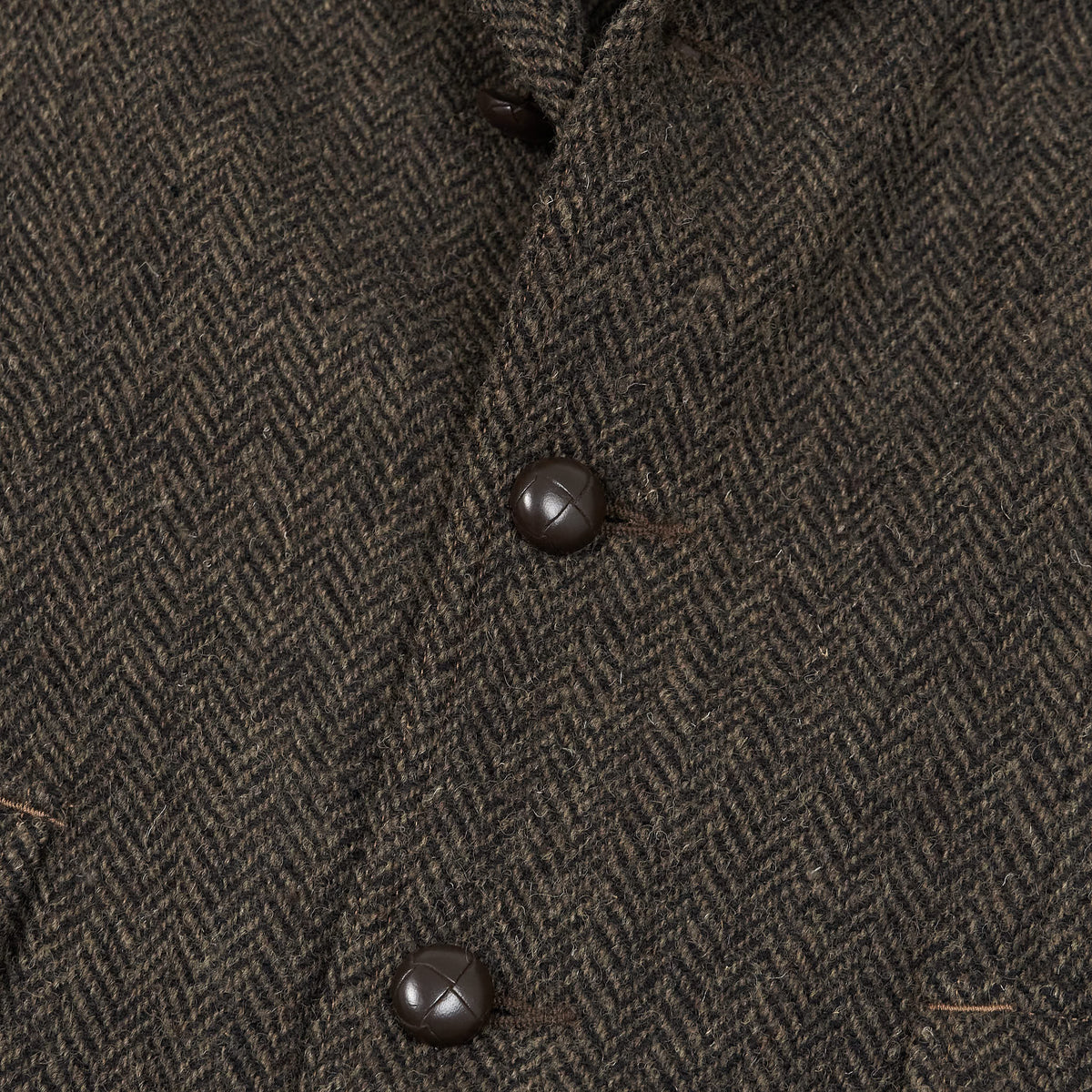 Double RL Harris Tweed Herringbone Sports Blazer