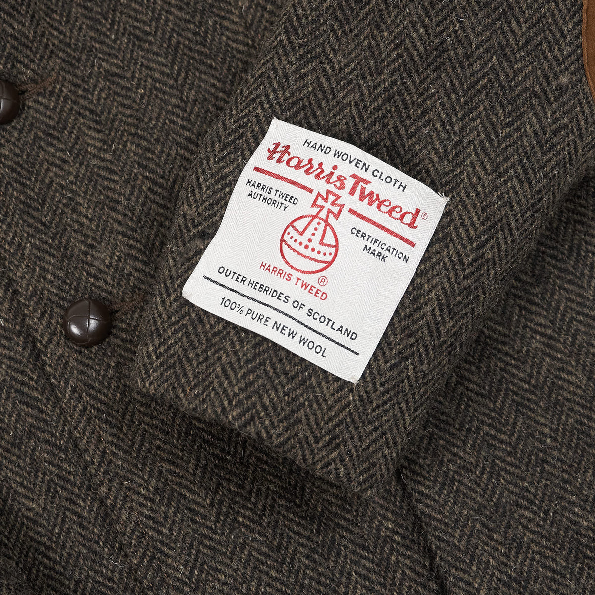 Double RL Harris Tweed Herringbone Sports Blazer