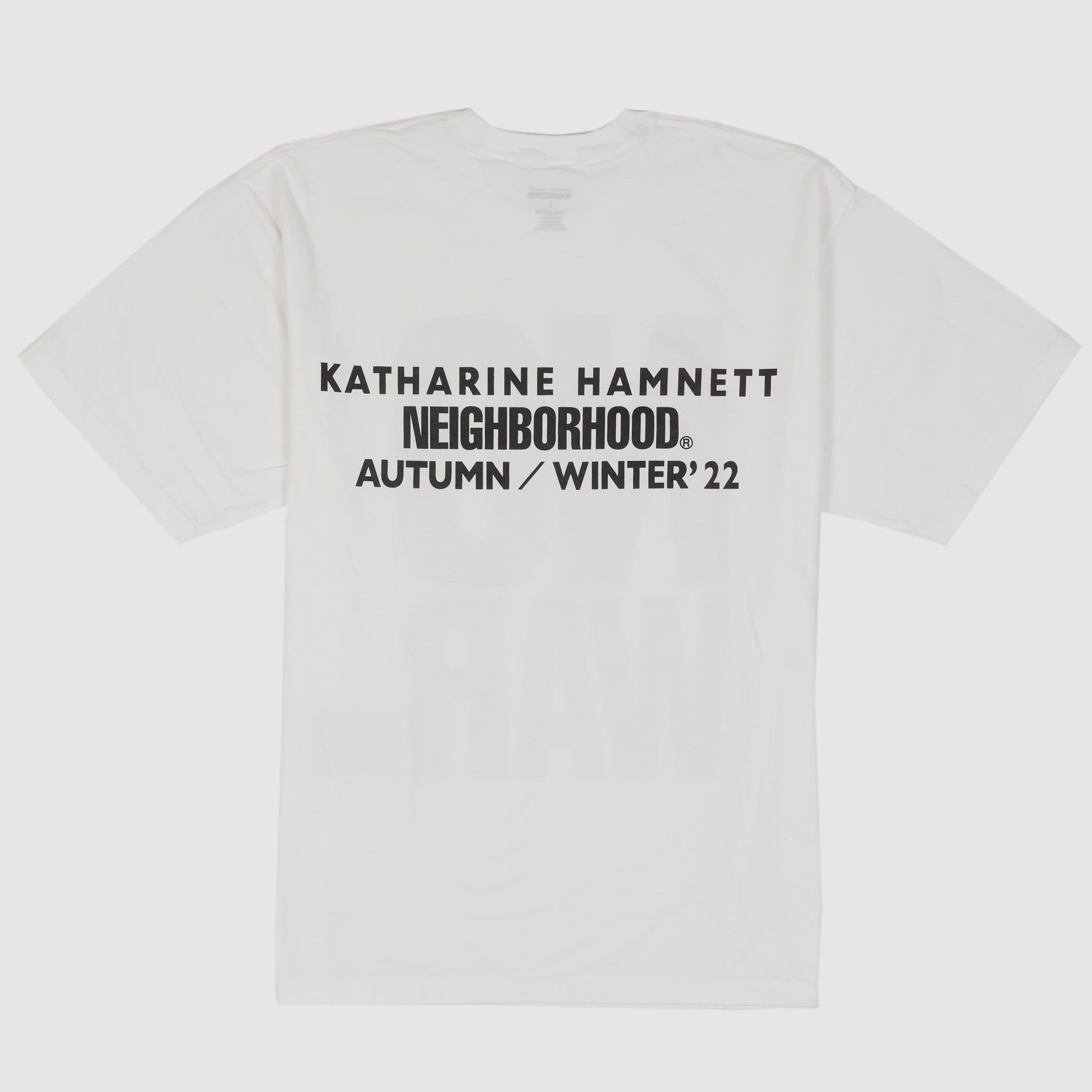 Vintage Katharine Hamnett Photoprint White T Shirt Medium