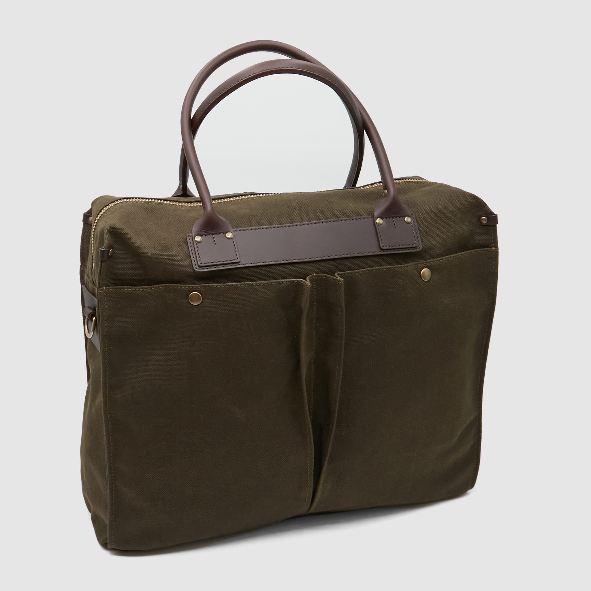 Felisi Canvas Double Carrying Briefcase - DeeCee style