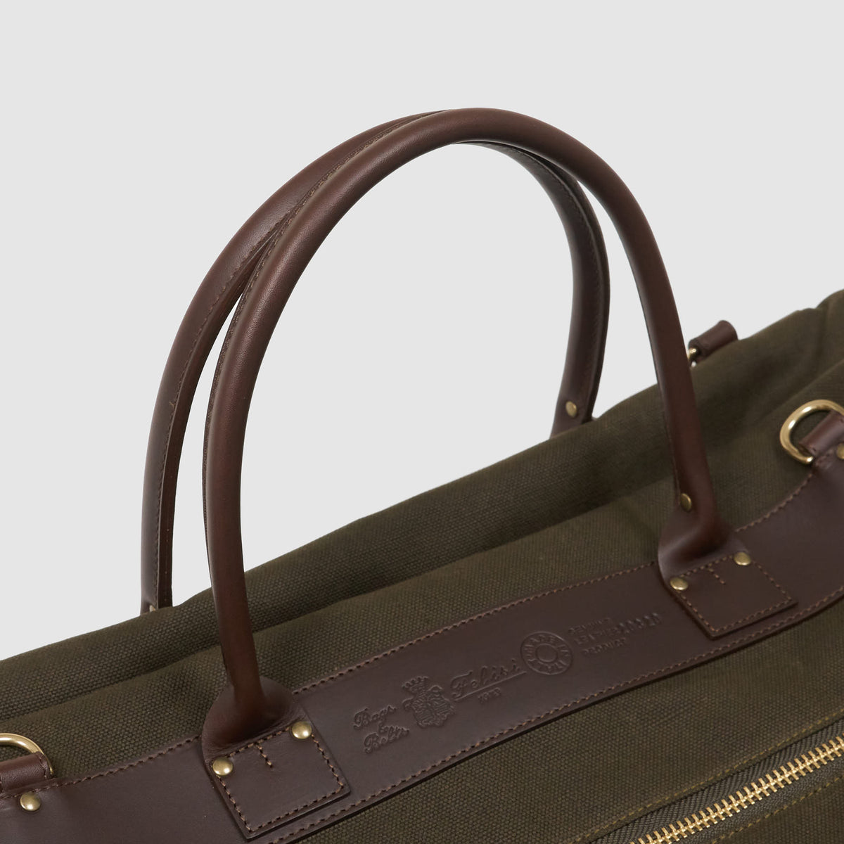 Felisi Exclusive Canvas Double Carrying Suitcase Bag