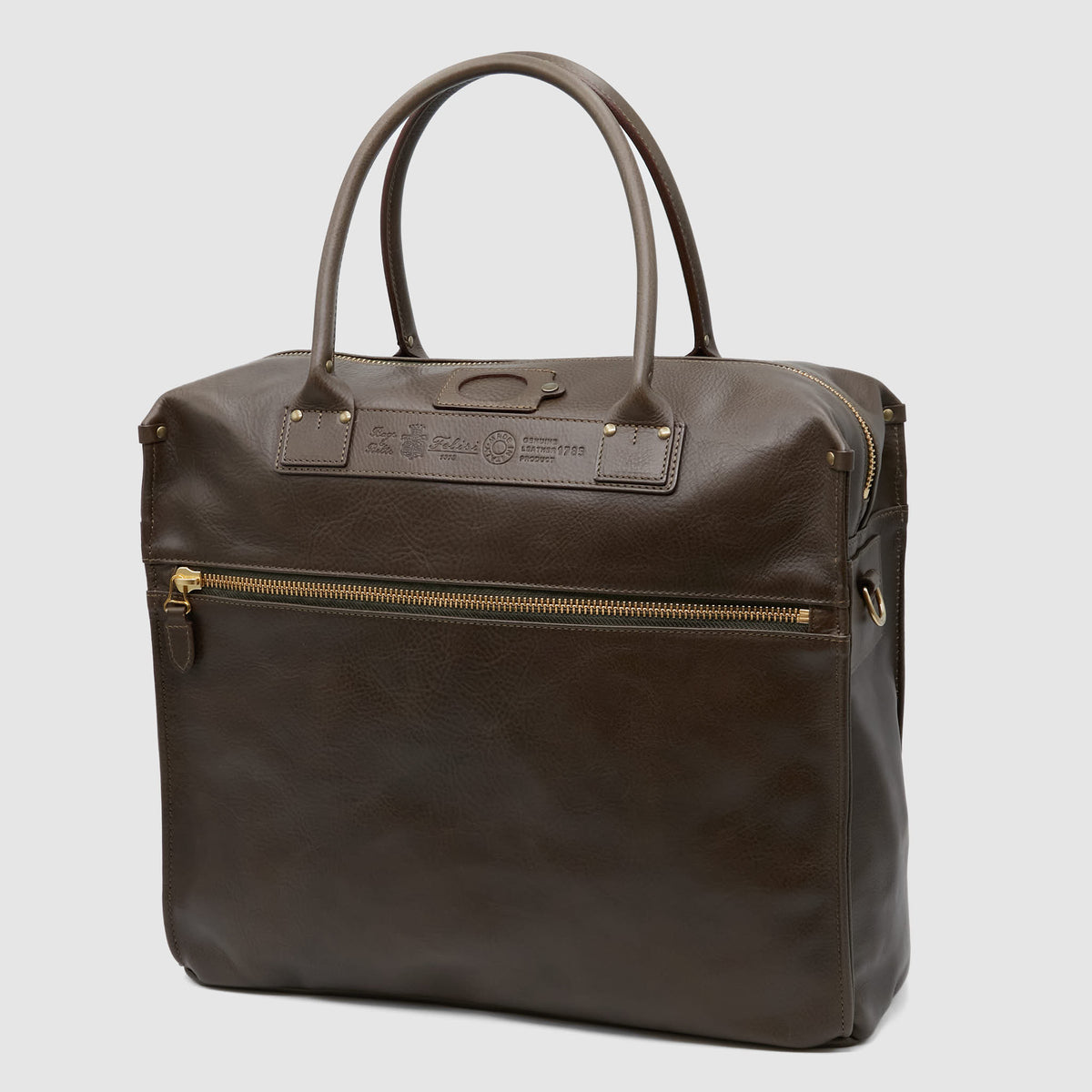 Felisi Leather Double Carrying Briefcase