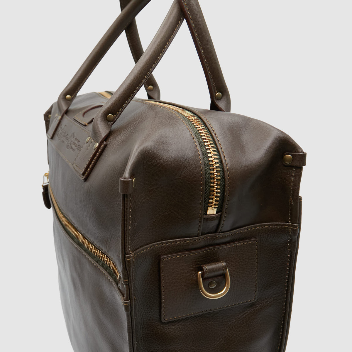 Felisi Leather Double Carrying Briefcase