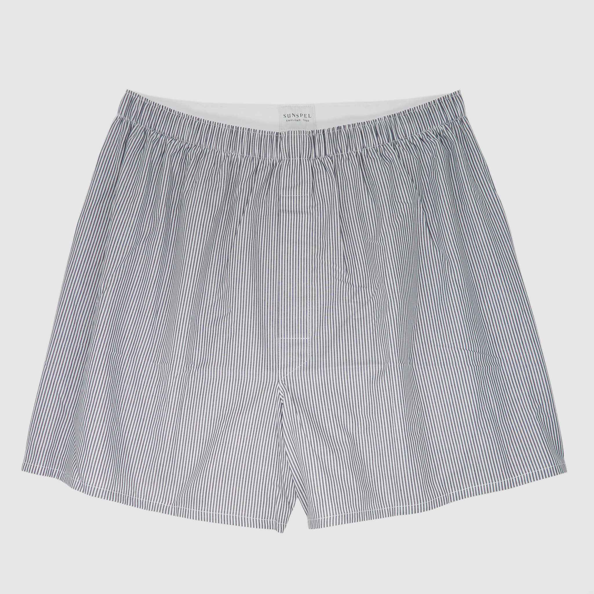Sunspel Classic Pinstripe Boxers DeeCee style