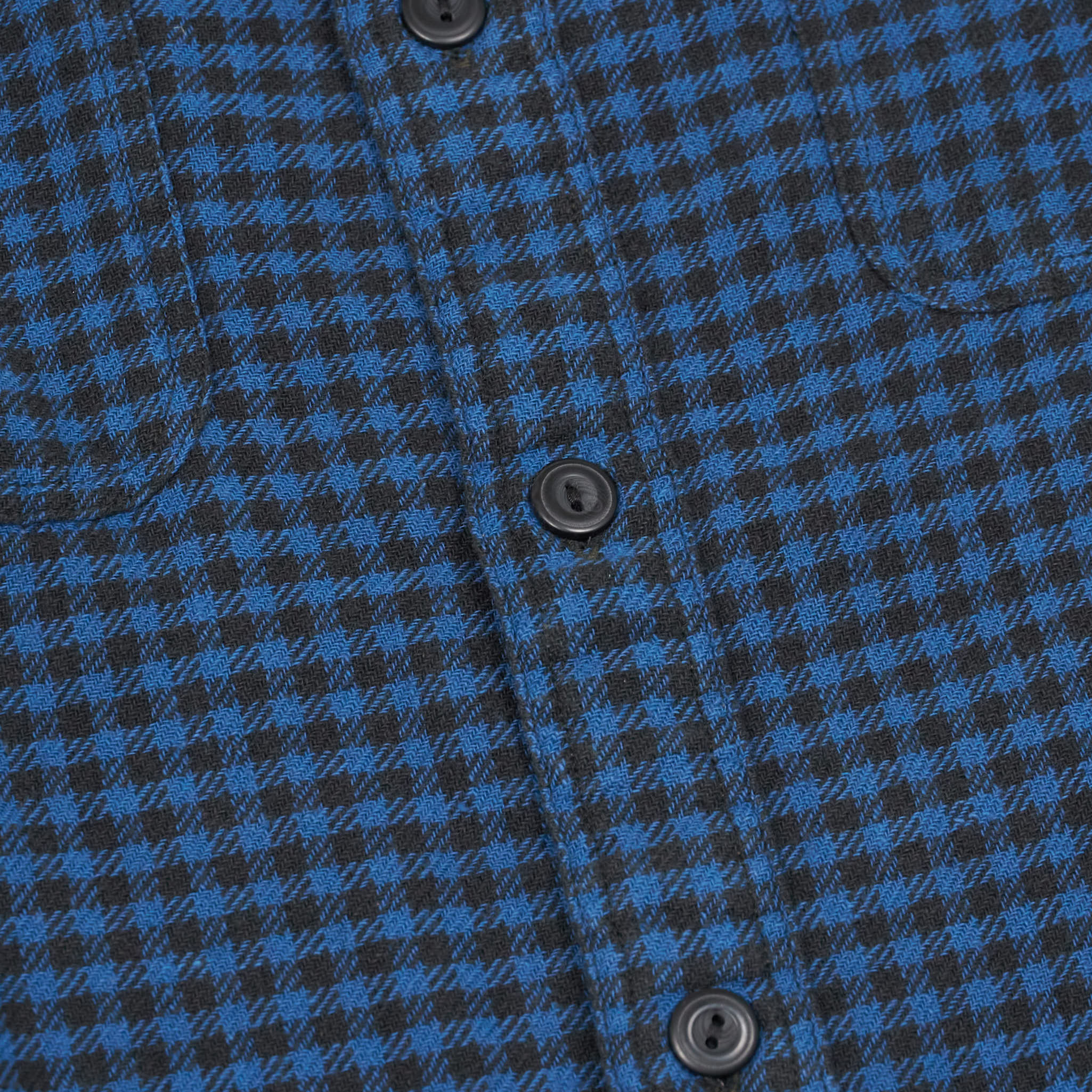 Double RL Indigo Checked Work Shirt - DeeCee style