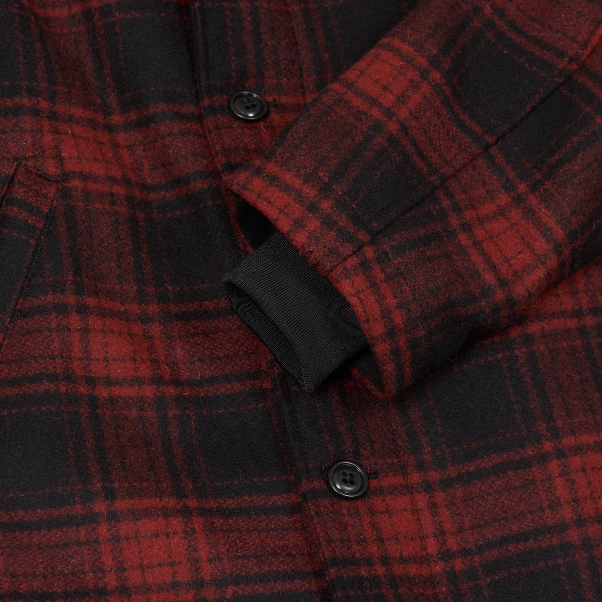 Manifattura Ceccarelli Wool Plaid N-1 Deck Jacket